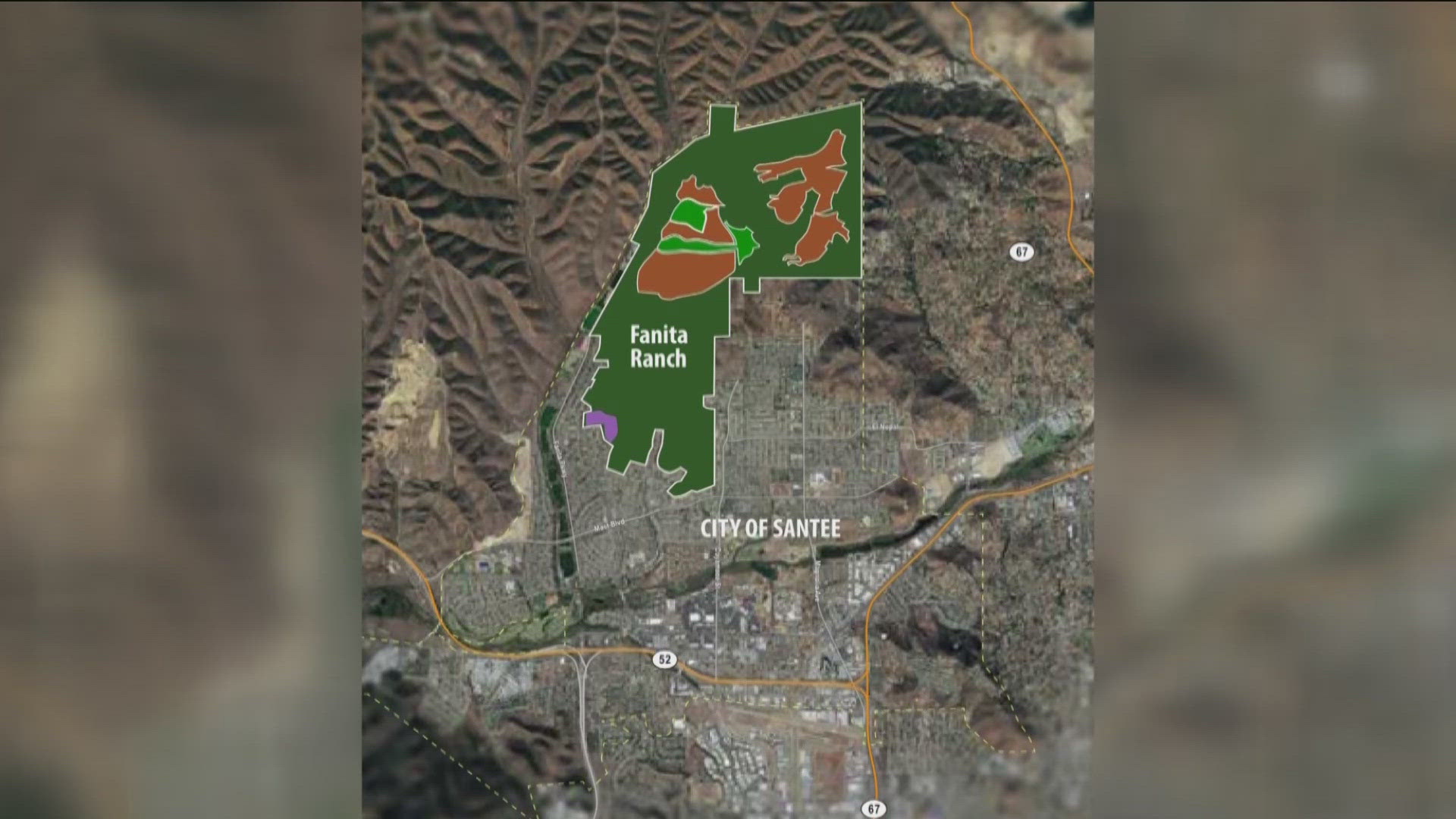 Fanita Ranch is 2,600 acres, and the plan was to build 3,000 homes there. The City of Santee approved it in 2022.