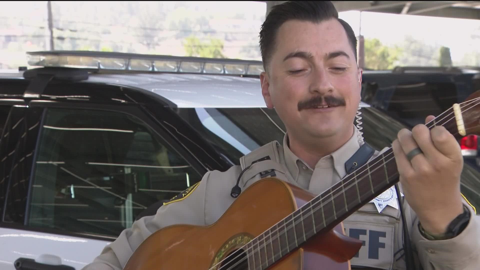 Deputy Carlos Mutti patrols Ramona for the San Diego County Sheriff's Department.