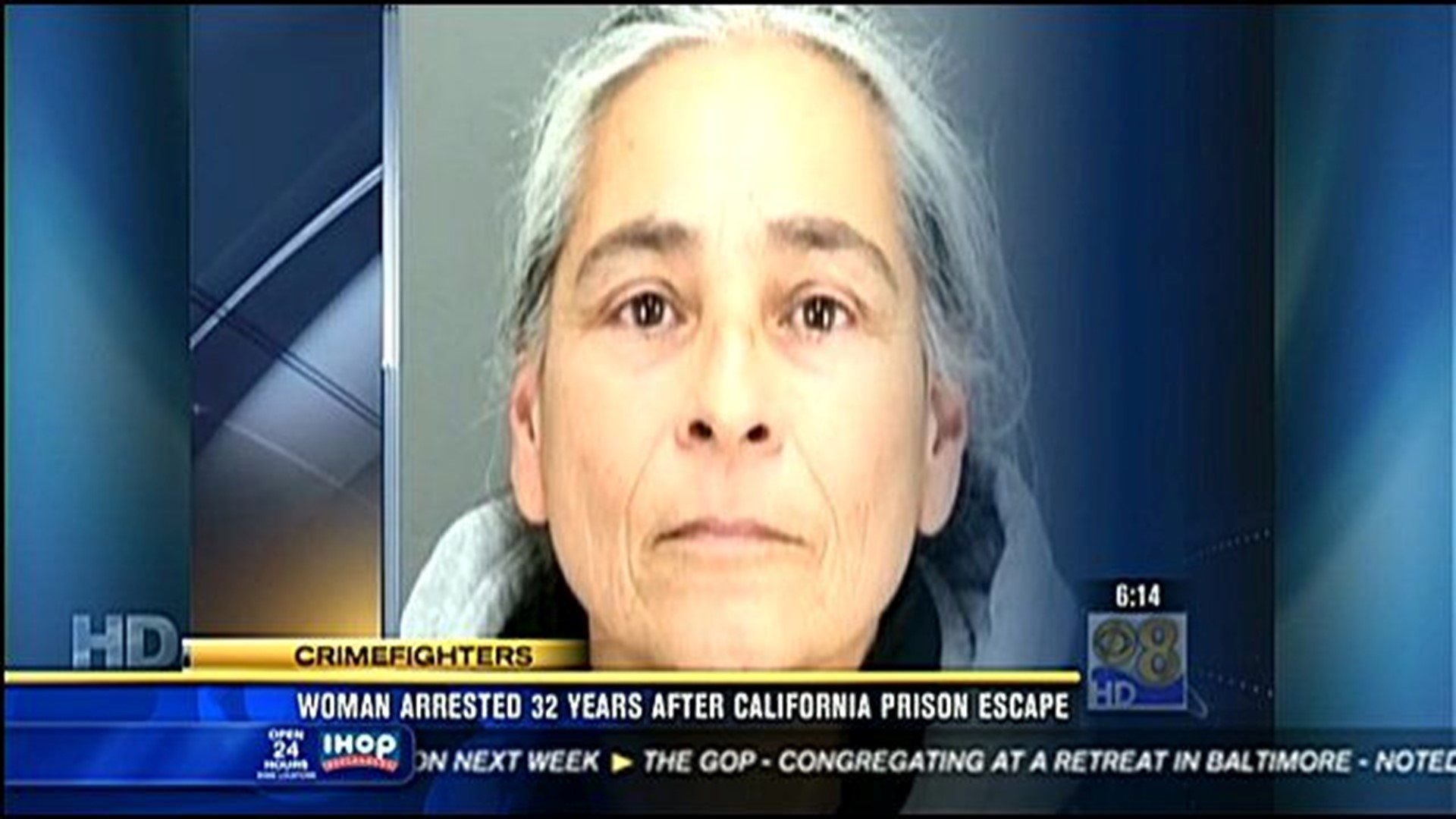 Woman Arrested 32 Years After Calif Prison Escape