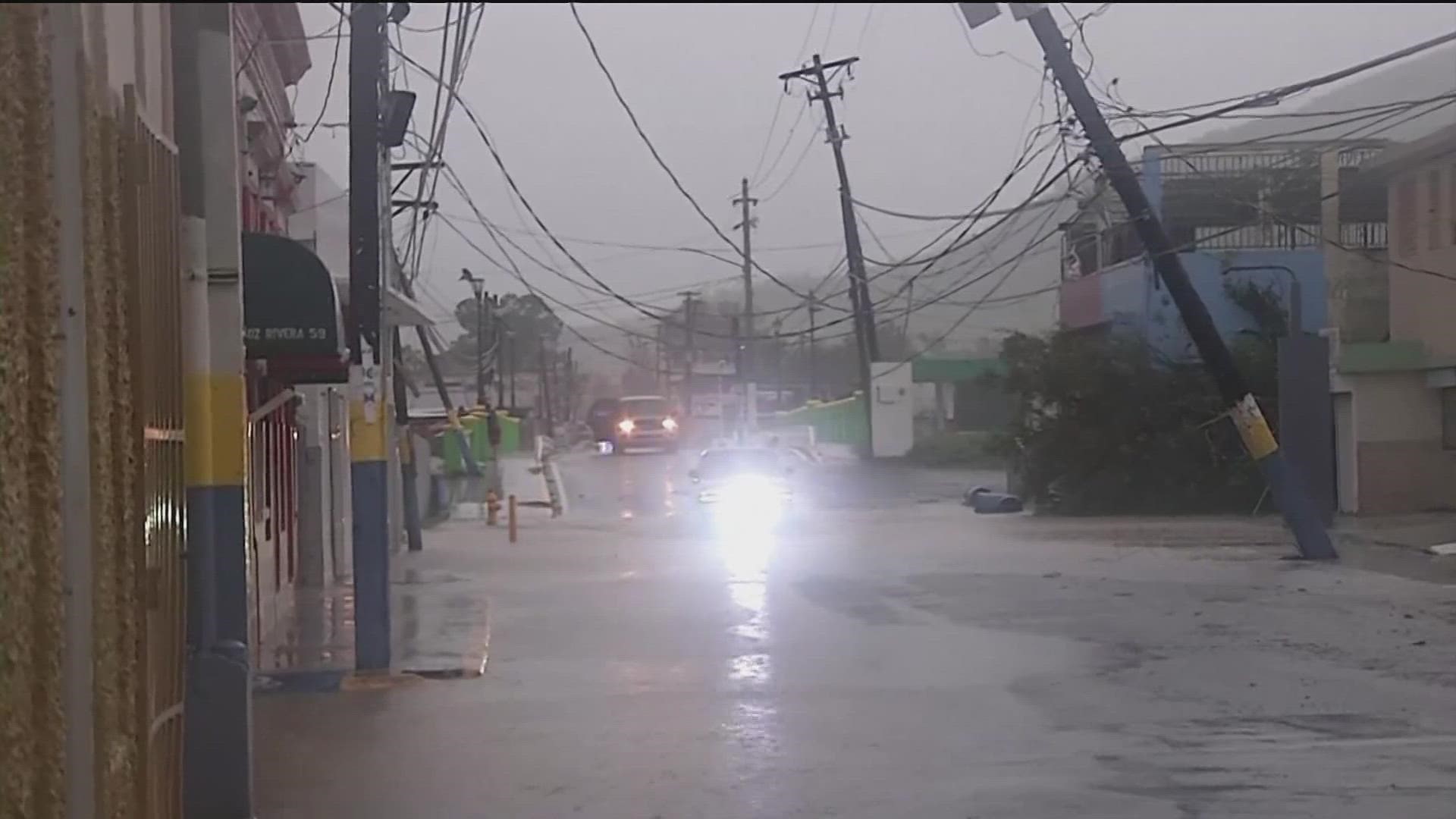 With 115 mph winds and heavy rain, Fiona pounded Puerto Rico on Sunday, leaving millions of people without power and water.