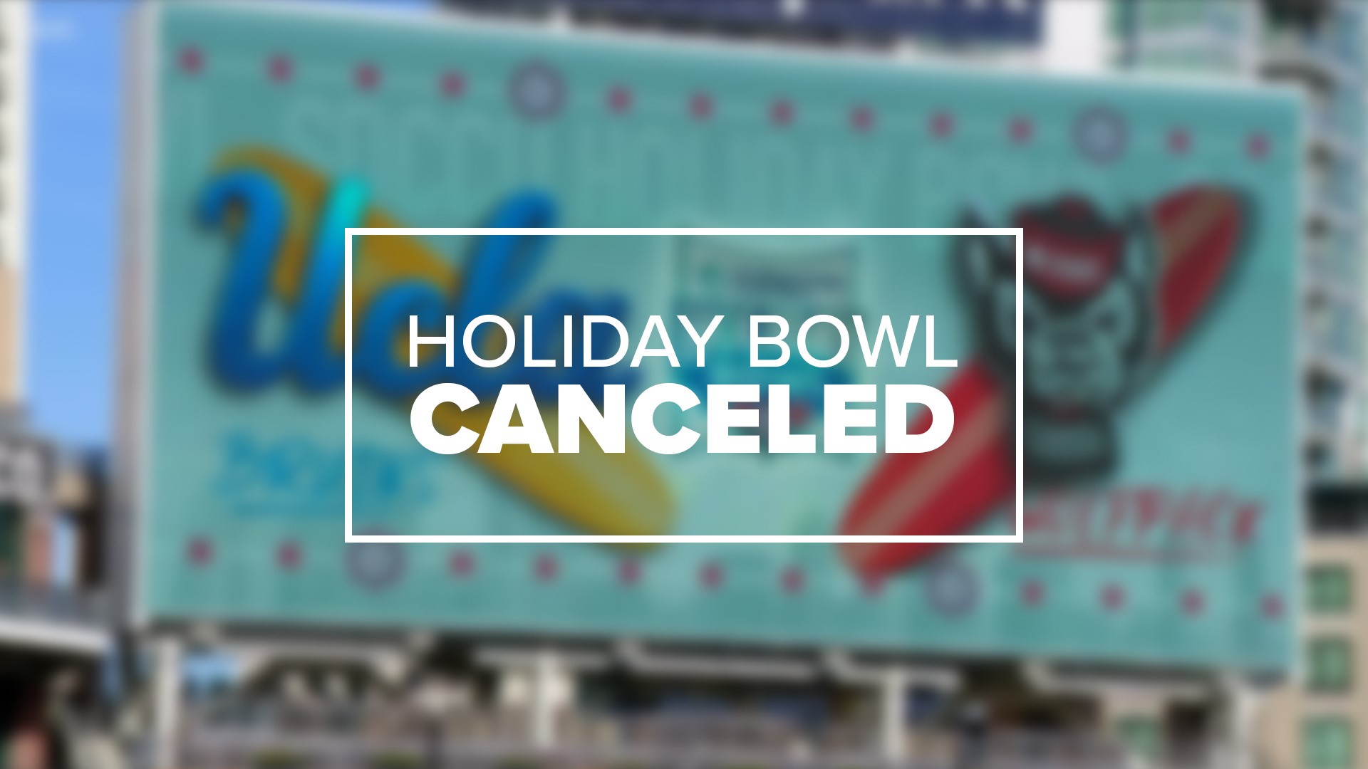 Holiday Bowl game canceled due to COVID19 issues