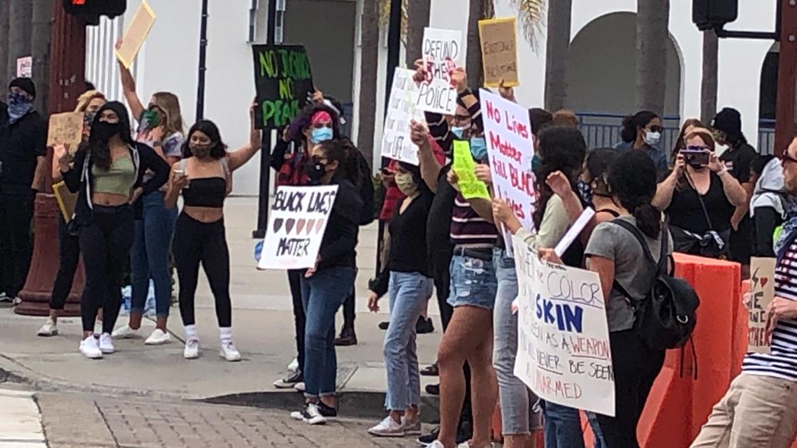 Thousands of San Diego protesters march from downtown to North Park and ...