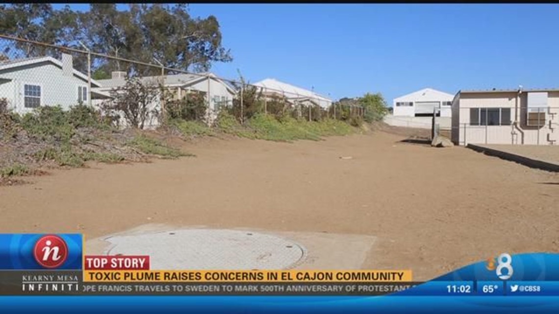 Toxic plume raises concerns in El Cajon community | cbs8.com