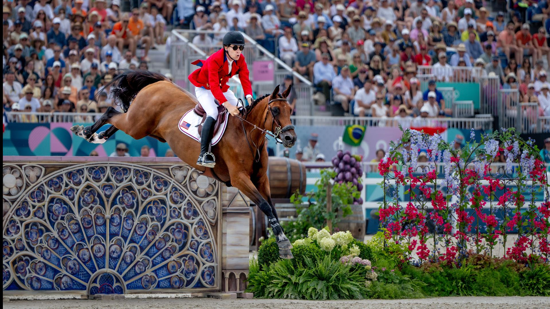 Equestrian Jumper and San Diego resident Karl Cook went from team alternate to silver medalist in Paris.