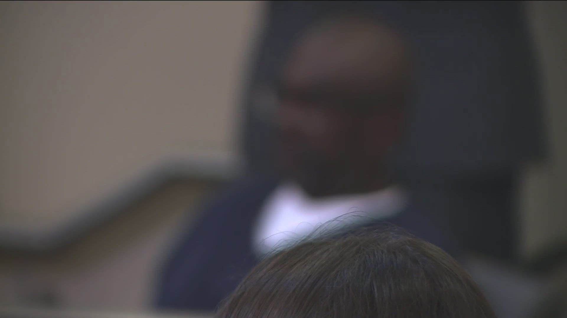 Albert Turner was arraigned on Thursday for allegedly fatally throwing his girlfriend off a third-floor balcony in San Ysidro.