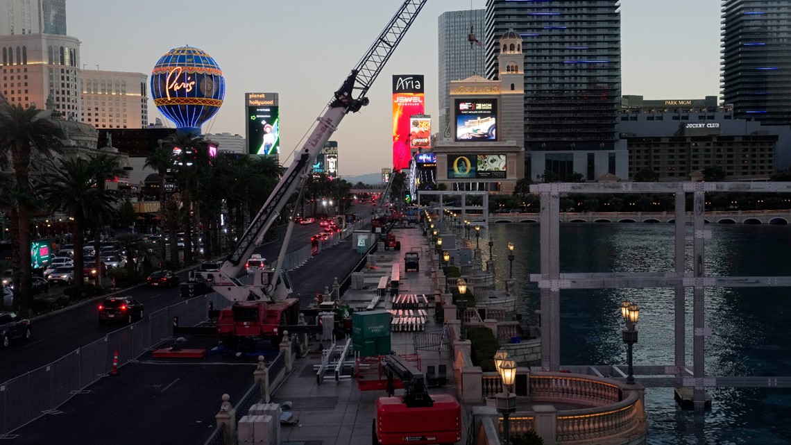 Las Vegas Strip remade for its turn hosting Formula One