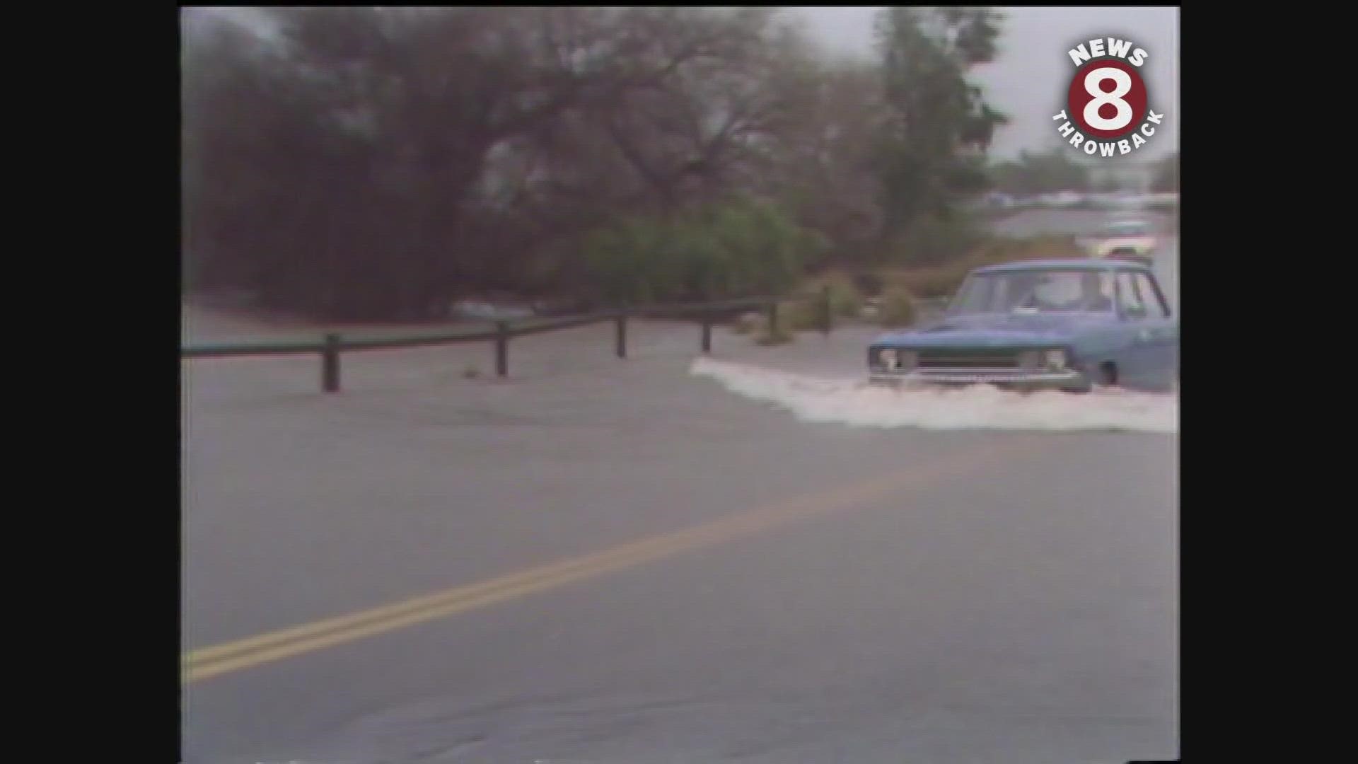 Heavy rains in San Diego 1979