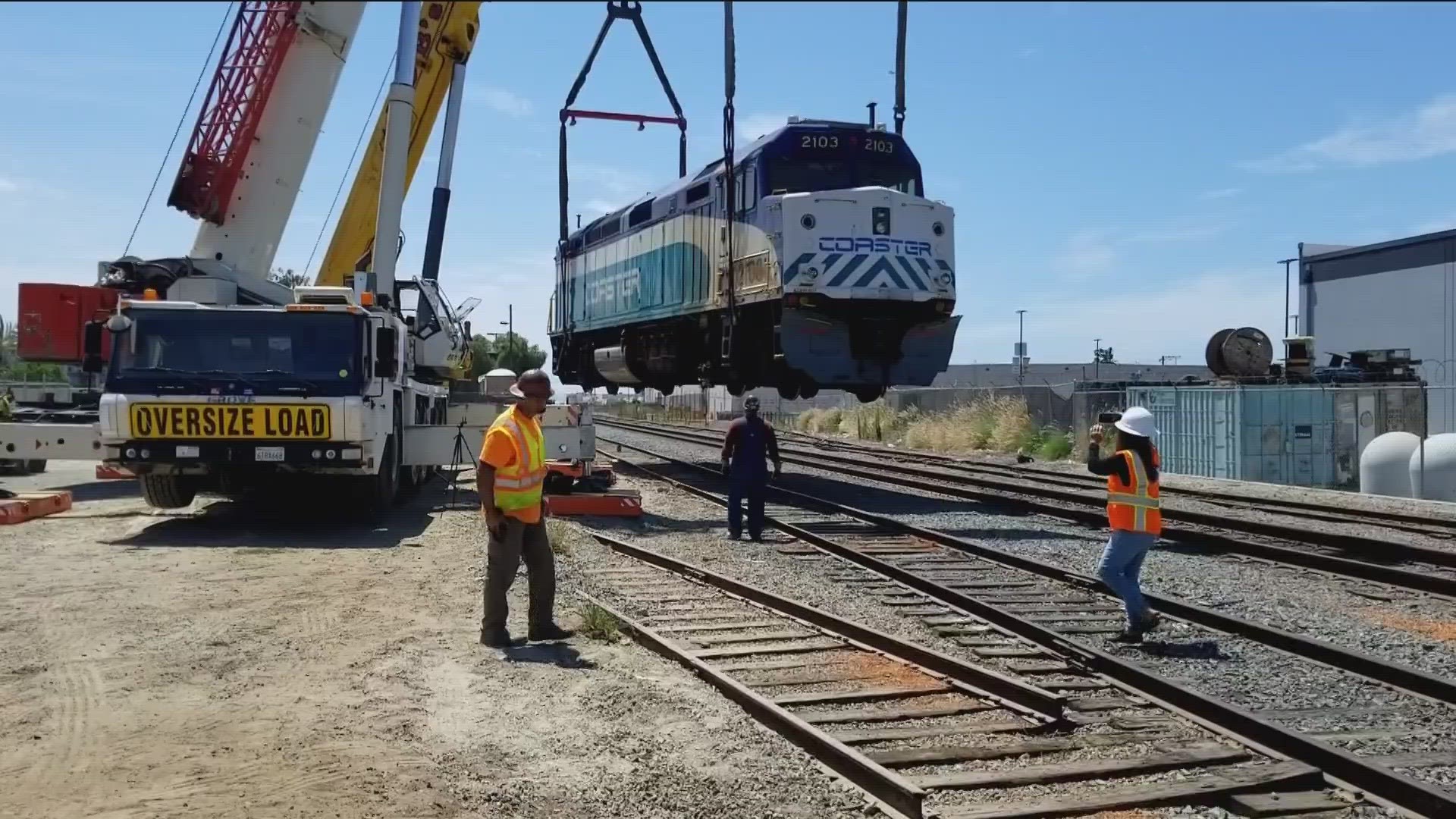 Well known locomotive Coaster 2103 finds a new home in Campo