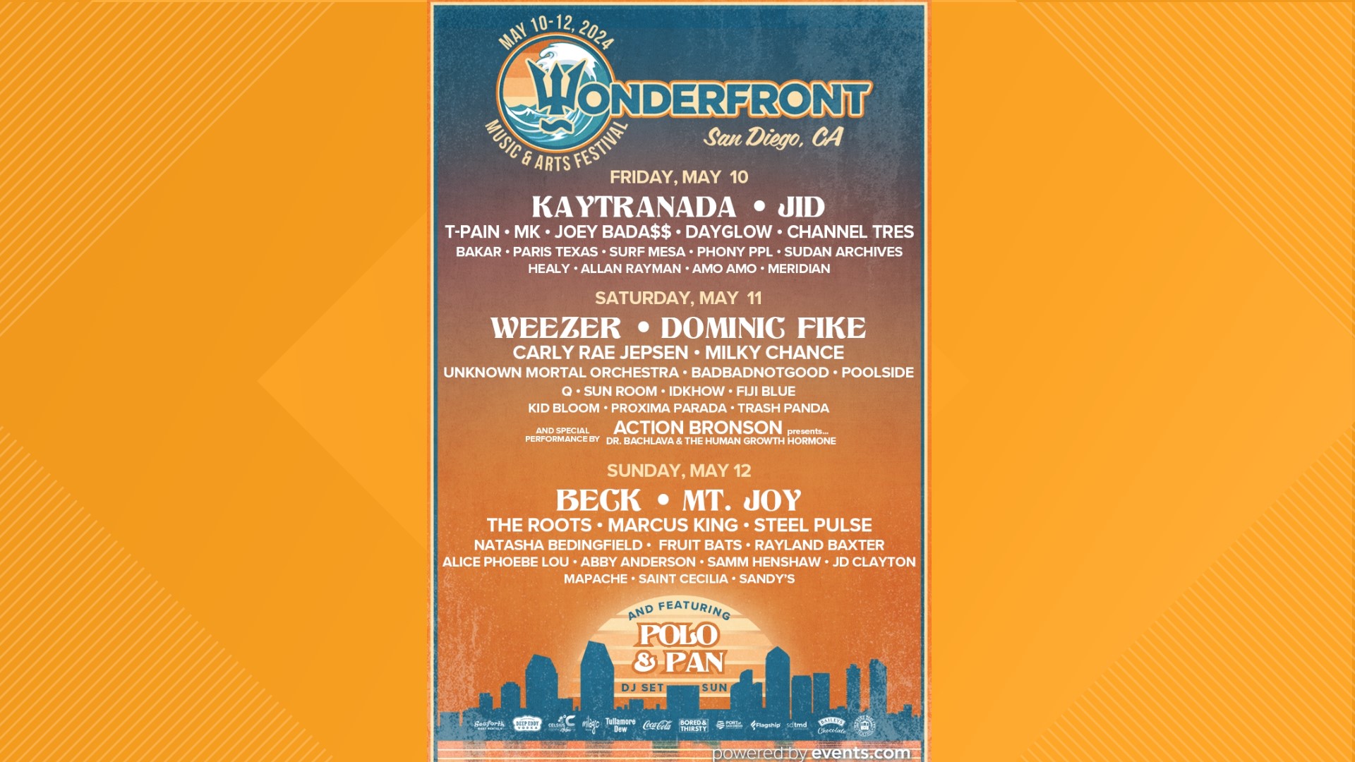 Wonderfront music festival San Diego 2024