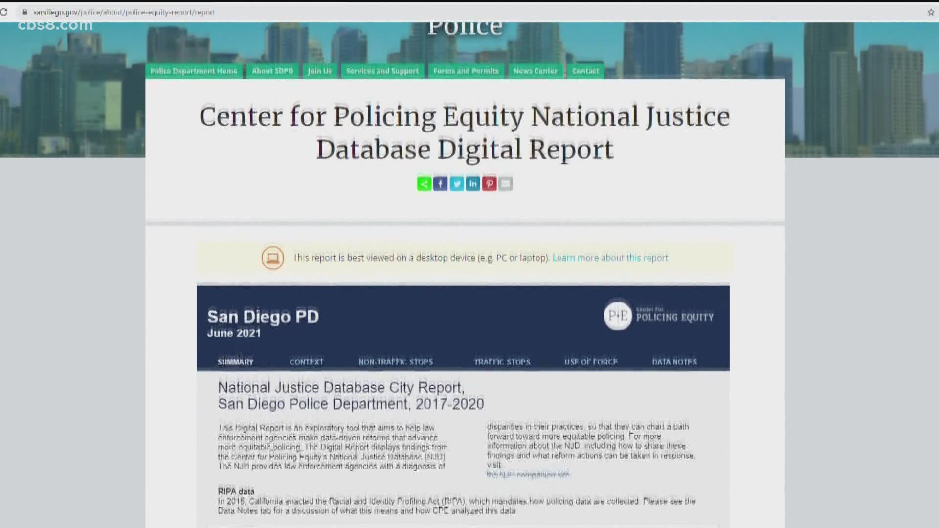 CPE’s Digital Report shows that from 2017-2020, Black people were subjected to force five times more often as White people per year, on average.