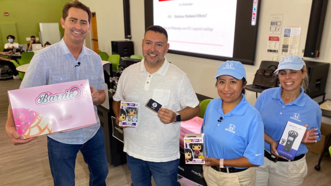 San Diego Honda Dealers surprise professor in honor of Hispanic Heritage Month