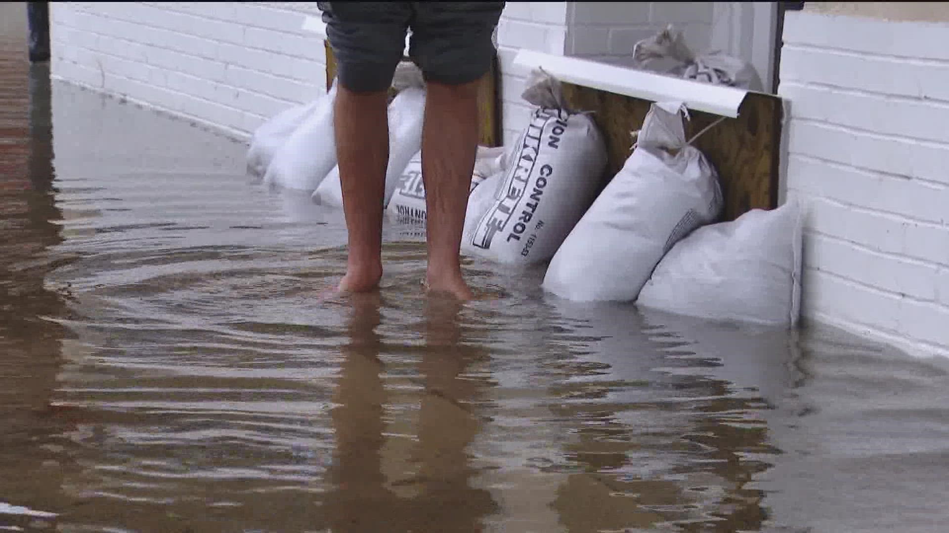 The County and Cal Fire are providing free bags and/or sand at numerous fire stations for people who live in the unincorporated areas.