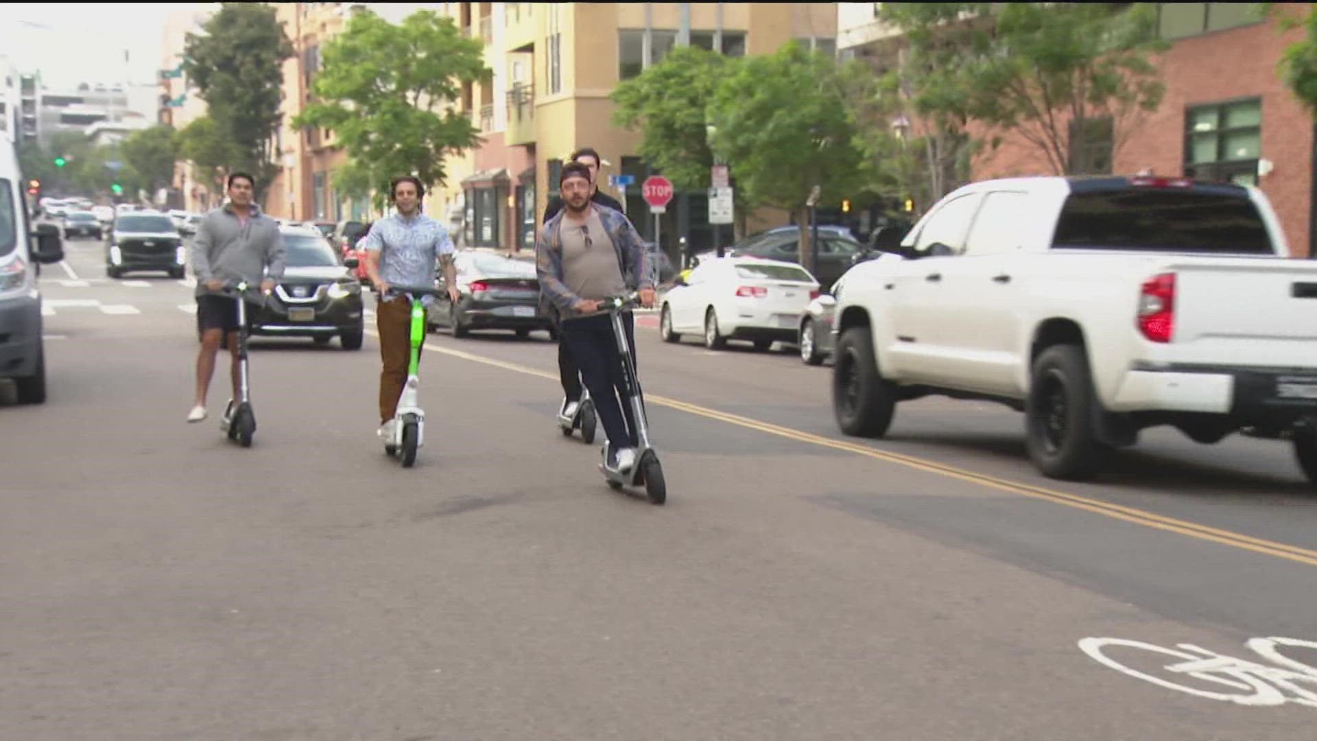 San Diego caps the number of scooter companies and limits the amount of scooters on city streets.