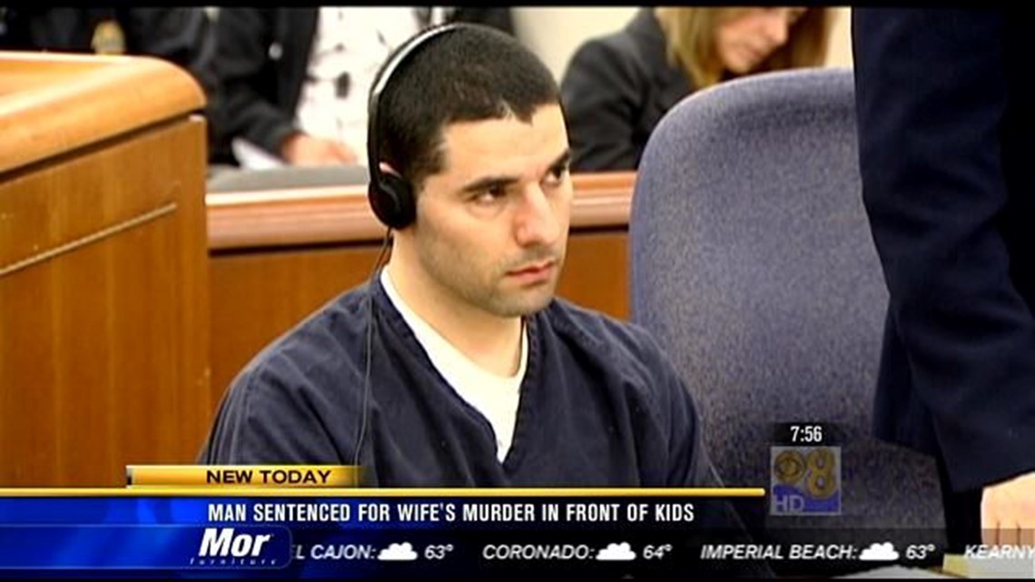 Man sentenced for wife's murder in front of kids | cbs8.com