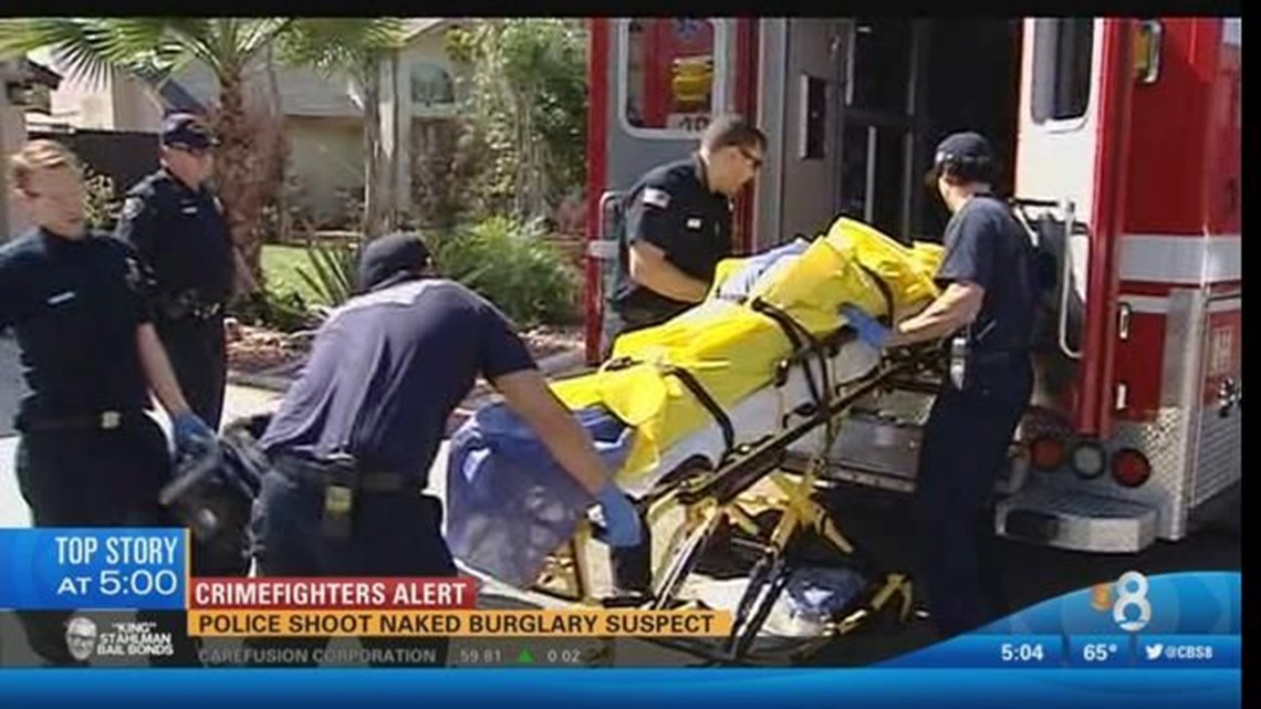 Police Shoot Naked Burglary Suspect In Mira Mesa