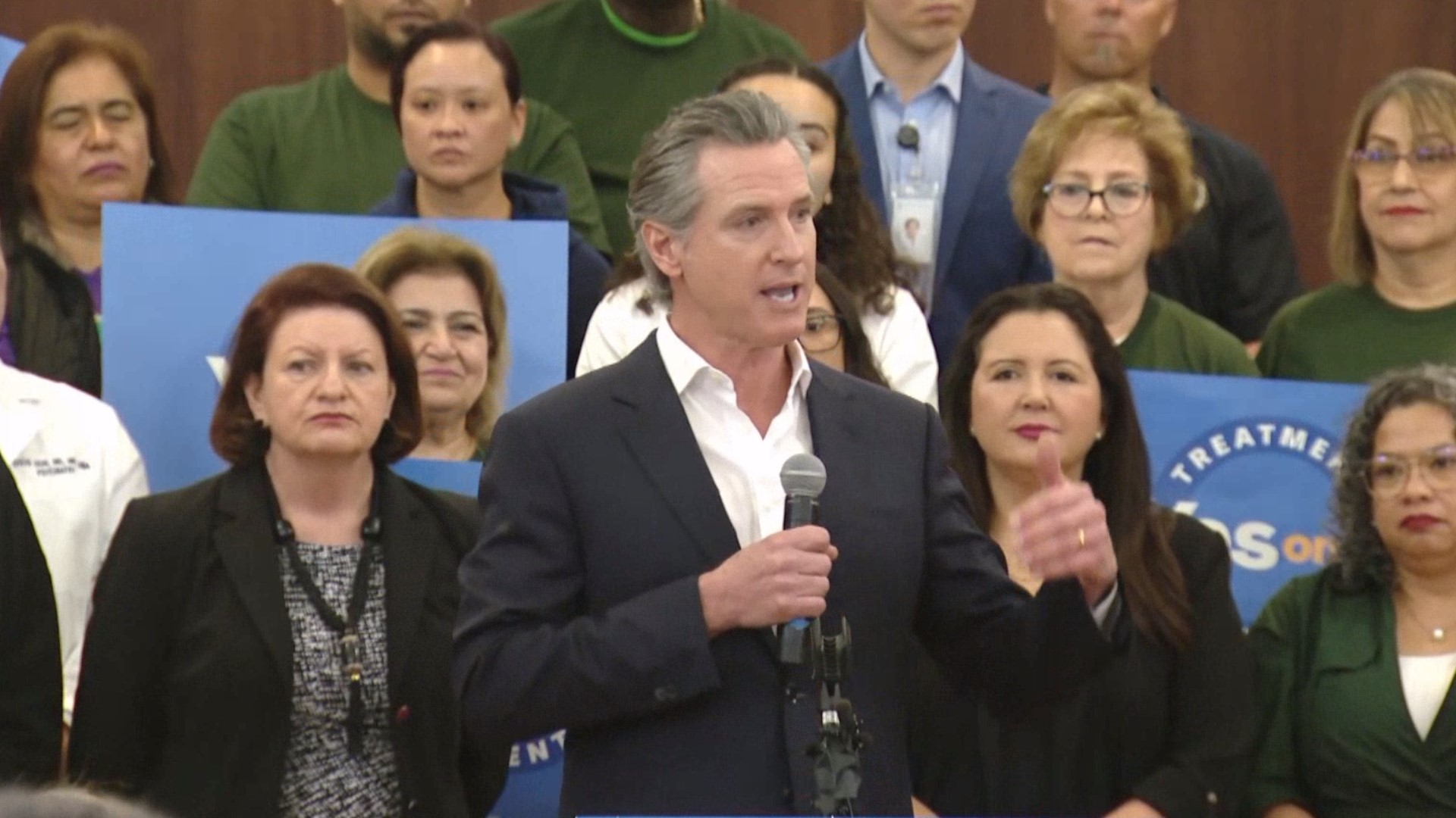 Governor Gavin Newsom visits San Diego to rally support for Prop 1 ...