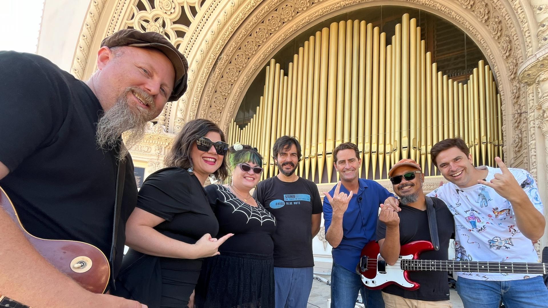 'Organ Pavilion Classic Rock Band' will play free Labor Day Concert in Balboa Park at 7:30 pm.