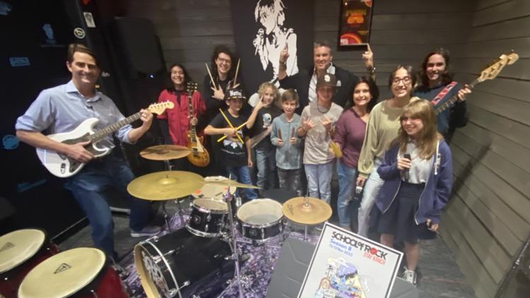 Navy Commander opens  School of Rock to celebrate freedom of expression