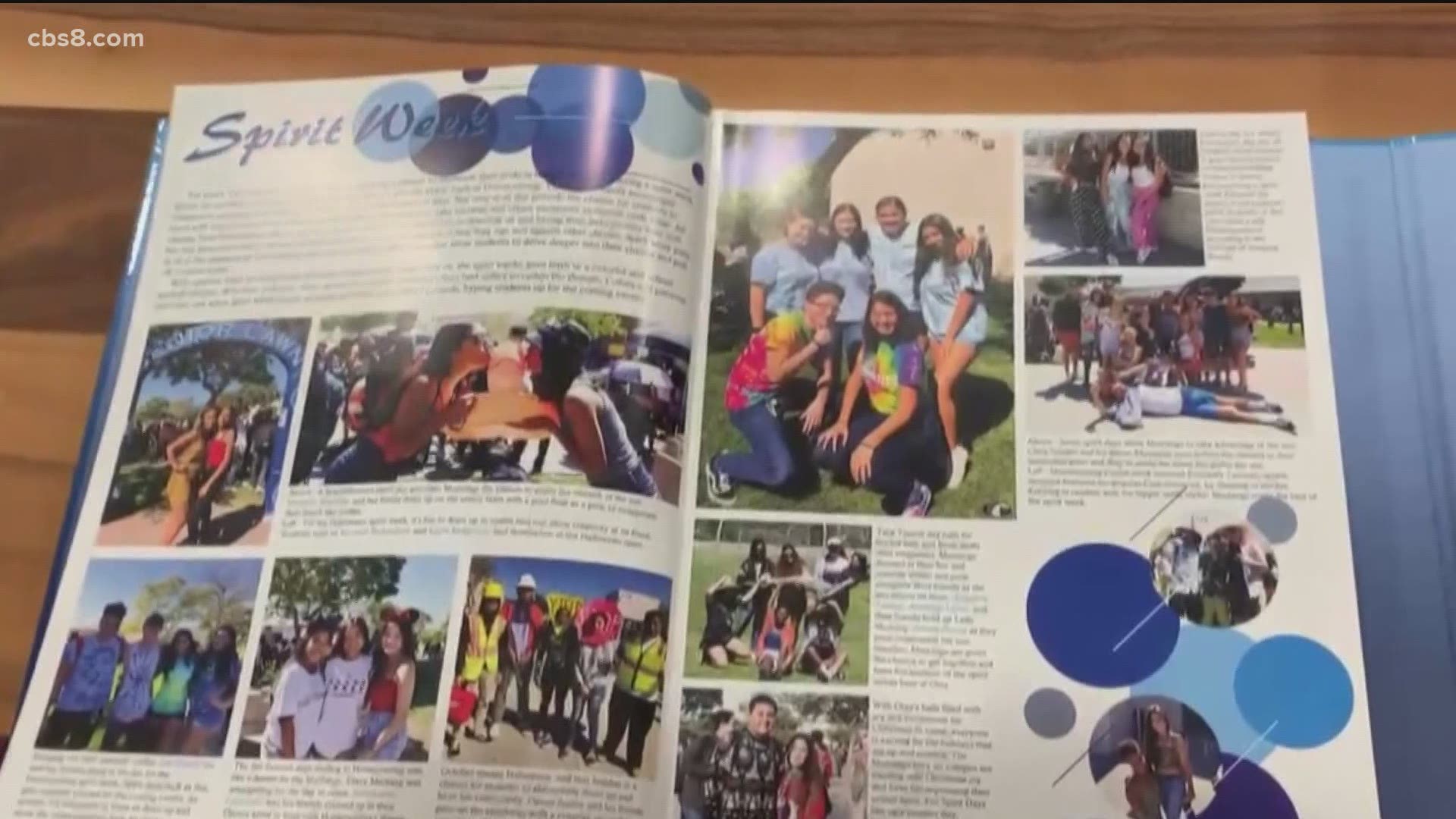 Otay Ranch High School yearbook students are getting creative and feeling the pressure of building a yearbook when campus life is off-campus.