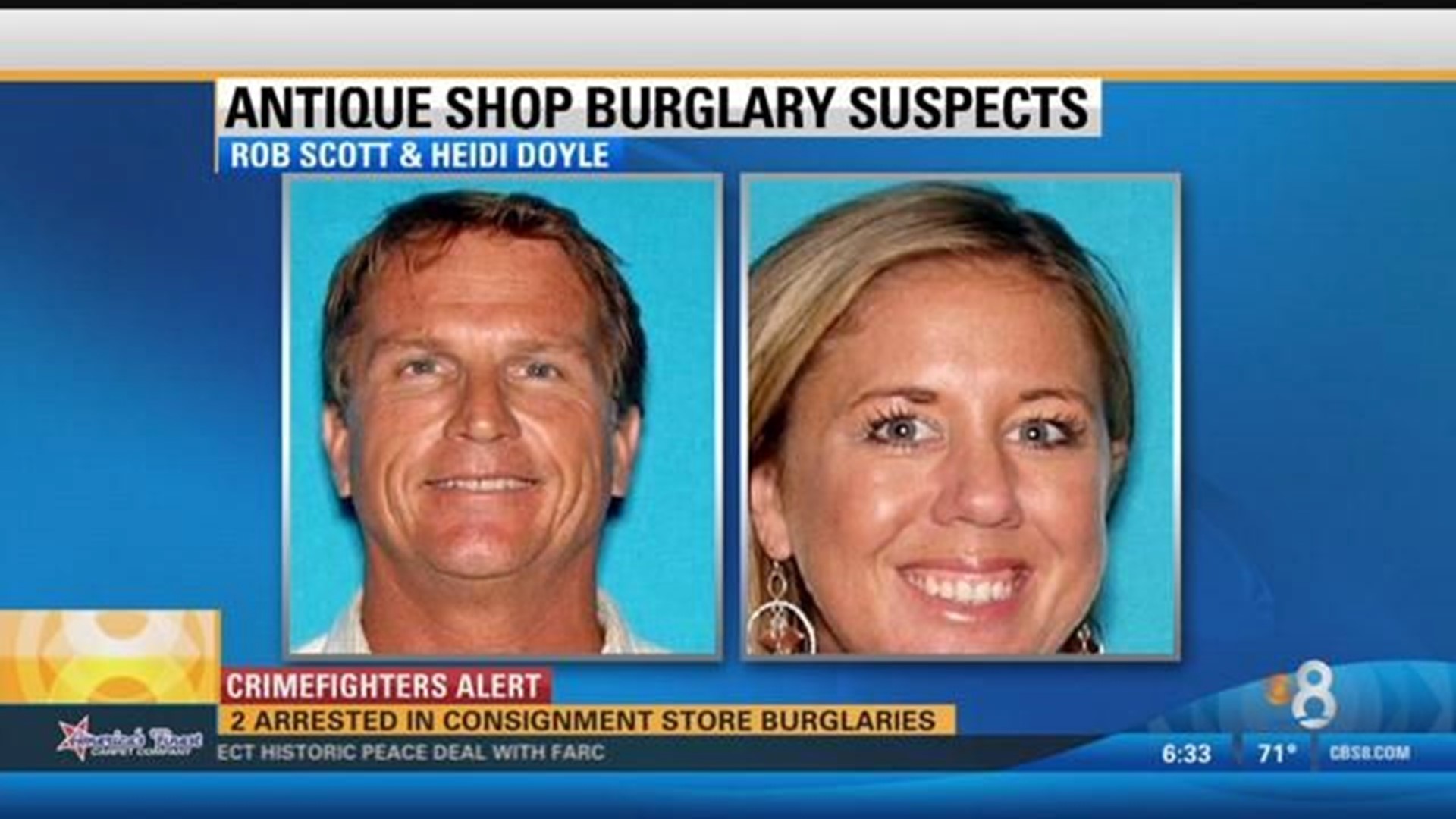 Two Arrested In Consignment Store Burglaries | Cbs8.com