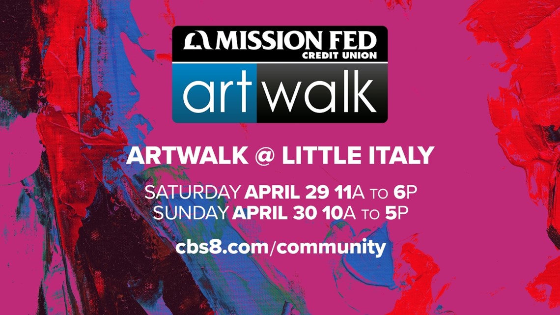 CBS 8 proudly supports the Mission Fed Artwalk