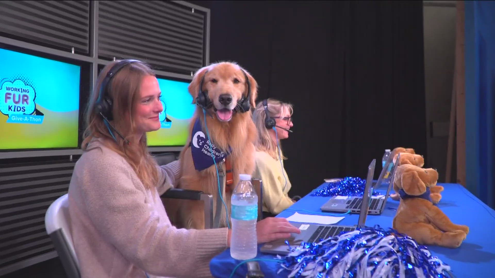 The 13-hour fundraiser exceeded last year's total, providing enough funding to start with two resident canines & child life specialist-handlers for Rady Children's.