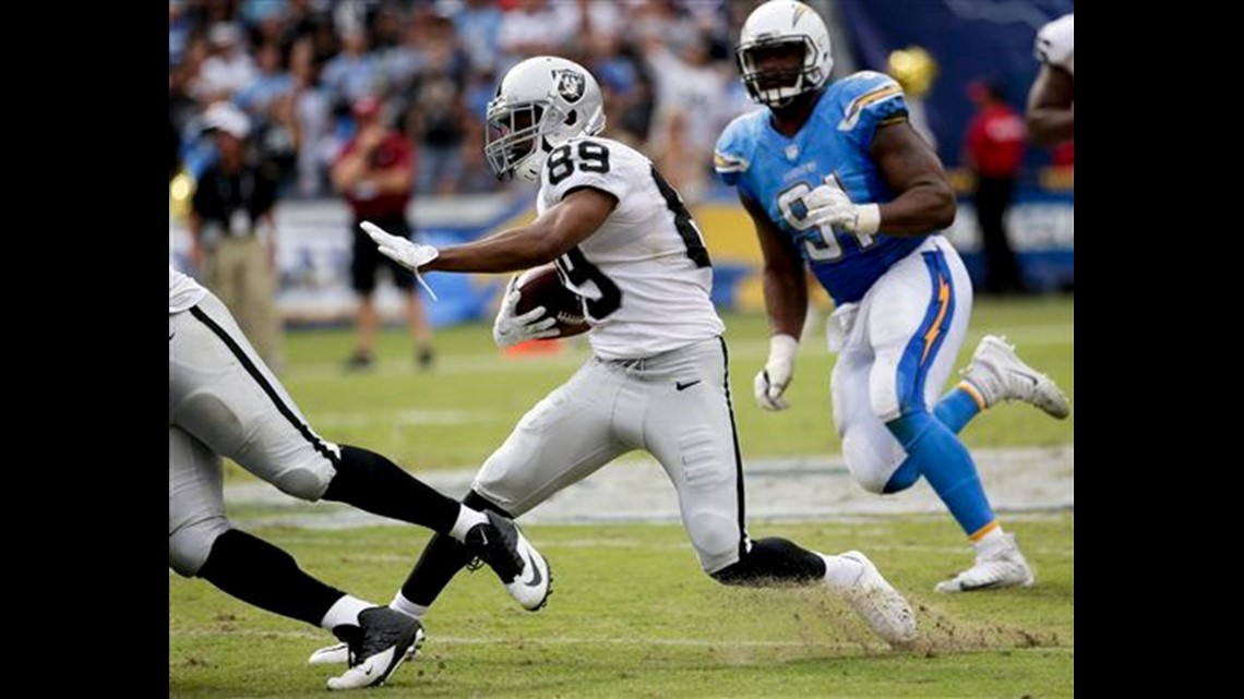 Derek Carr to Amari Cooper for a 64-Yard TD!, Chargers vs. Raiders