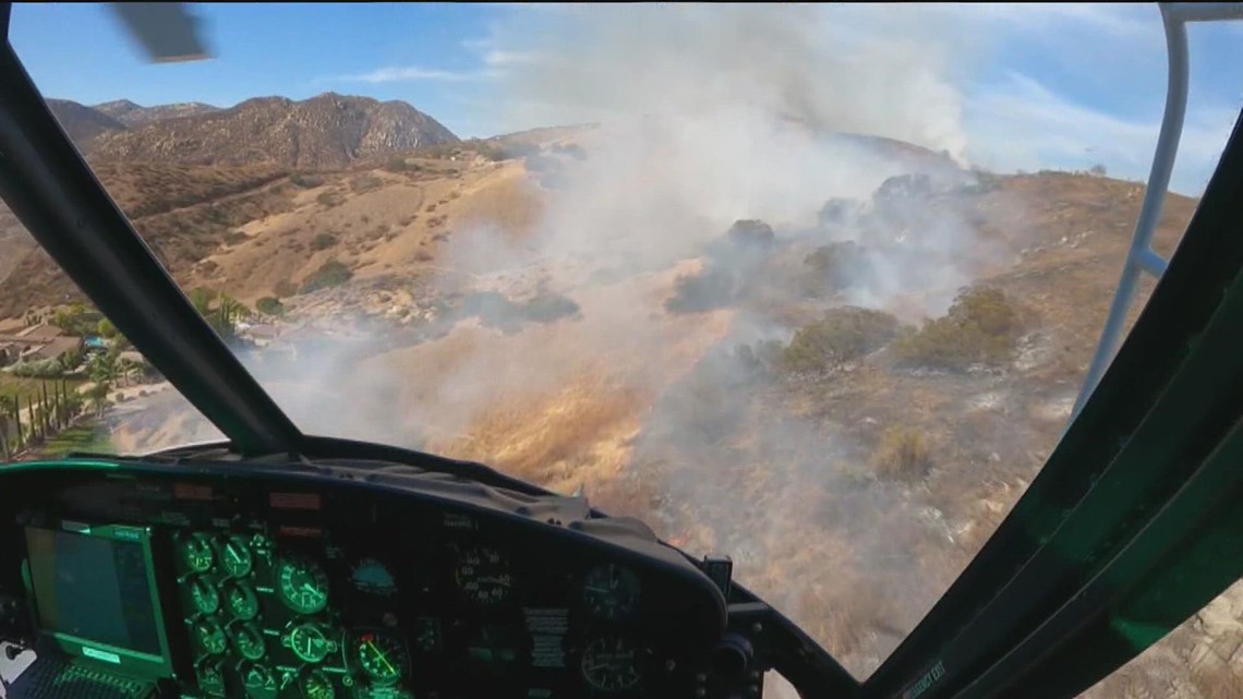 SD Sheriff pilots share experience of doing fire water drops - Vimarsana News