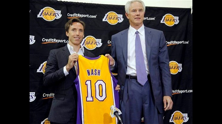 Steve Nash surprised to find himself with Lakers - The San Diego