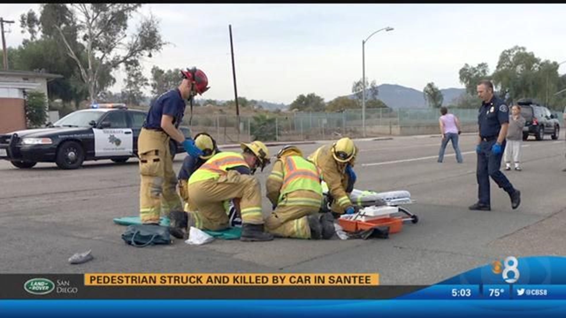 Pedestrian struck and killed by car in Santee identified