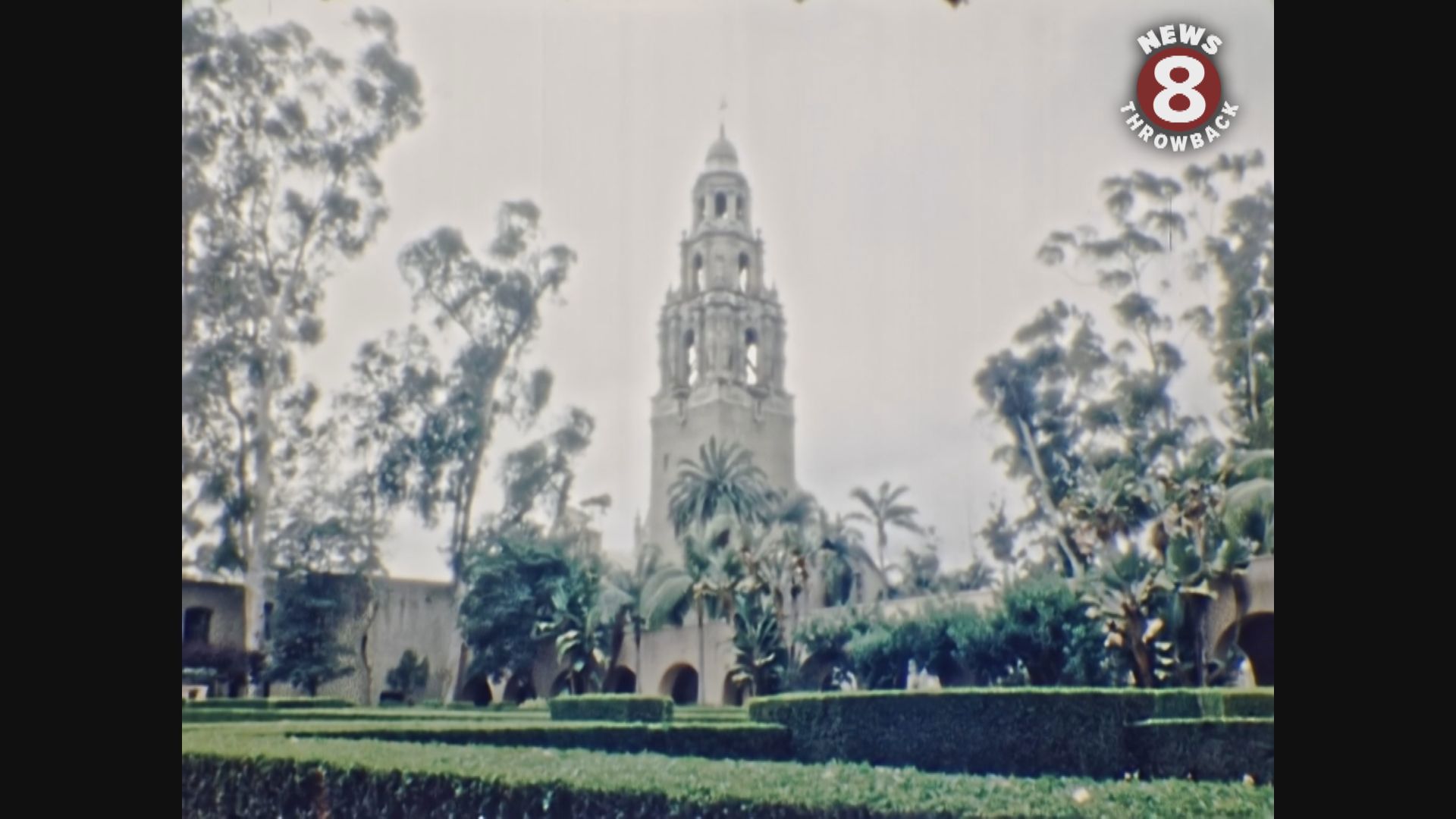 Beauty shots of Balboa Park buildings.