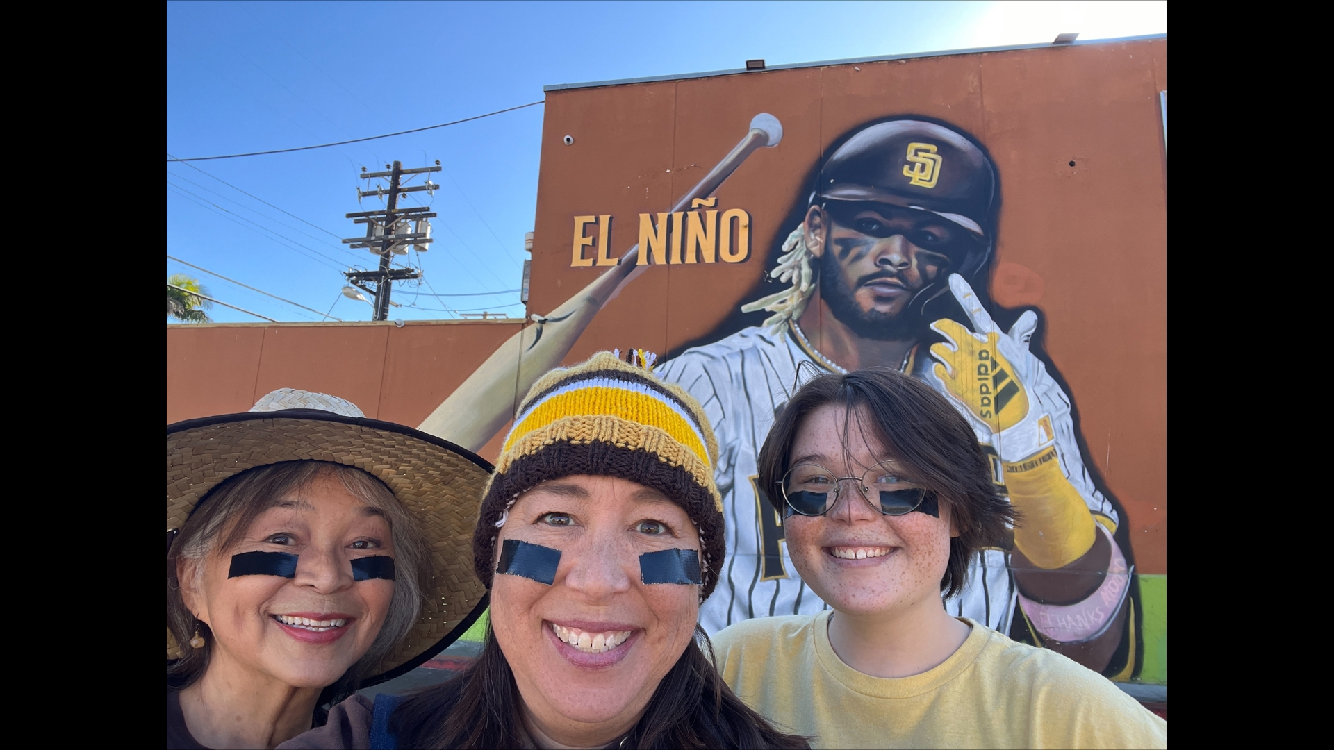 Three generations of Padres fans visited 15 player murals in one day, showcasing their dedication to the team during the offseason.