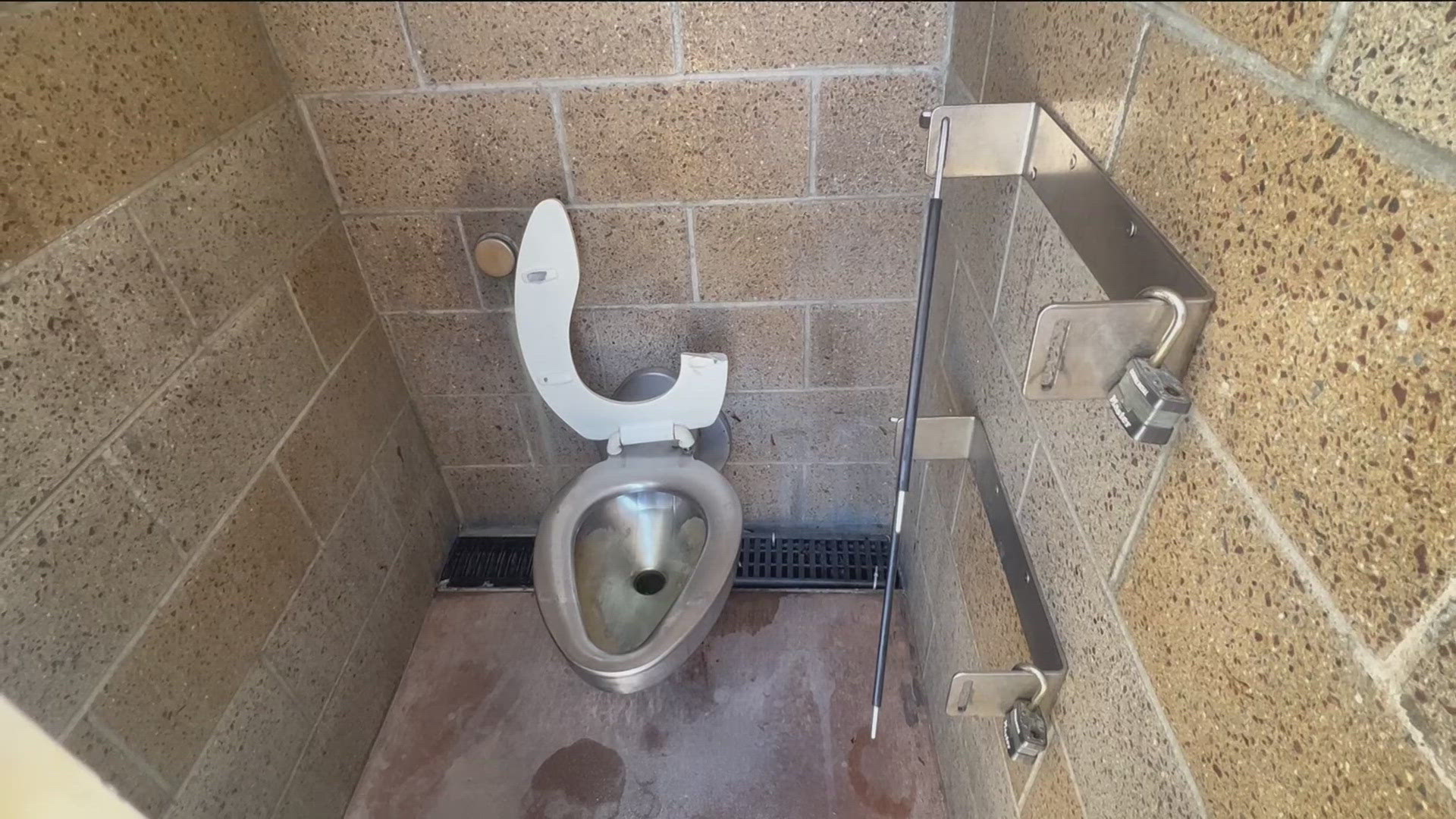 People on social media complained about he condition of the bathrooms at La Jolla Shores.
