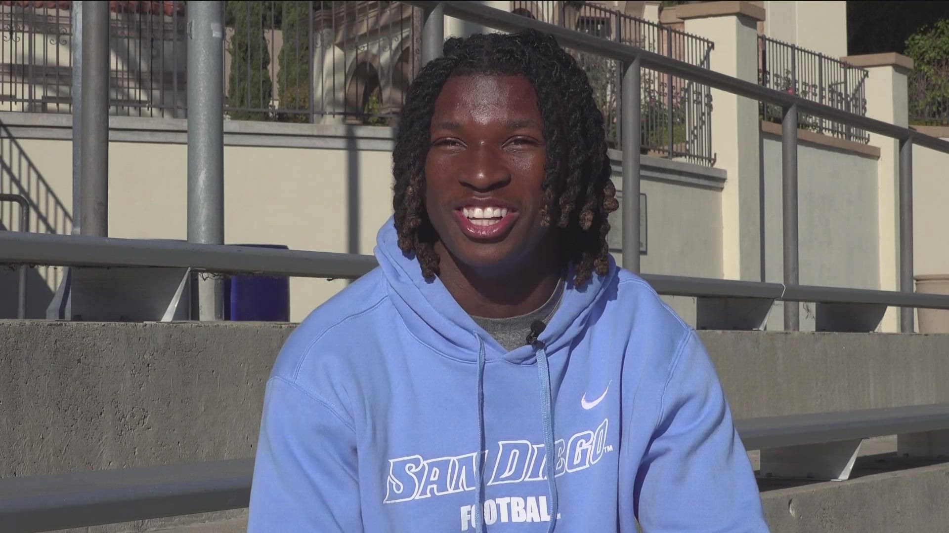 Reed has had a standout year in his final season with the Toreros. He ranks fifth in the nation in both receiving yards and receiving touchdowns.