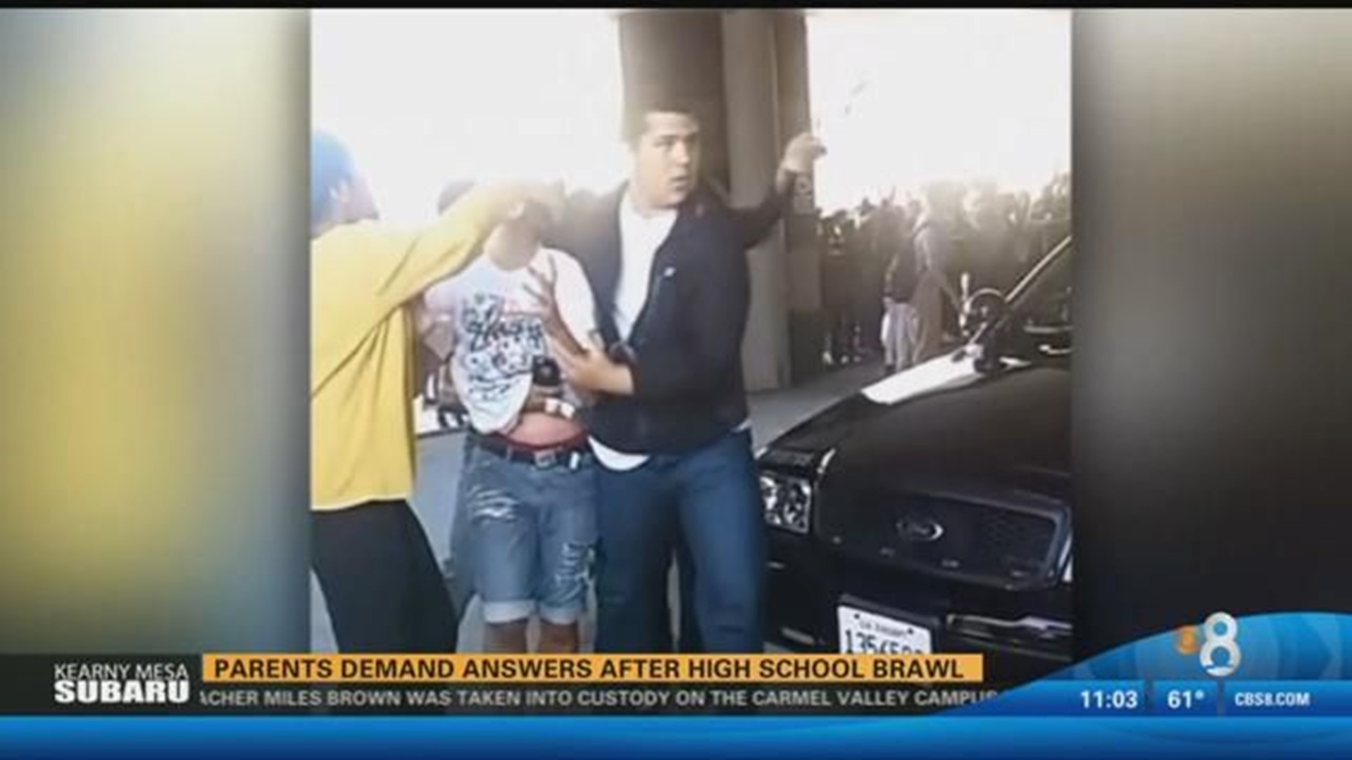 Parents demand answers after high school brawl | cbs8.com