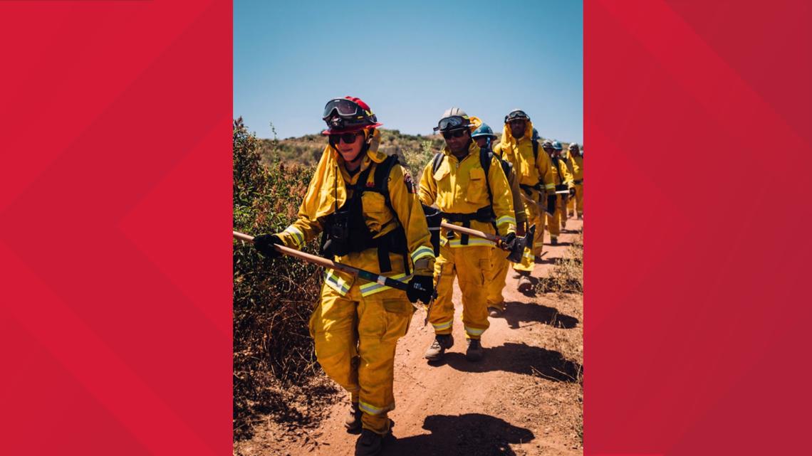 Female firefighter promoted to Cal Fire captain | cbs8.com