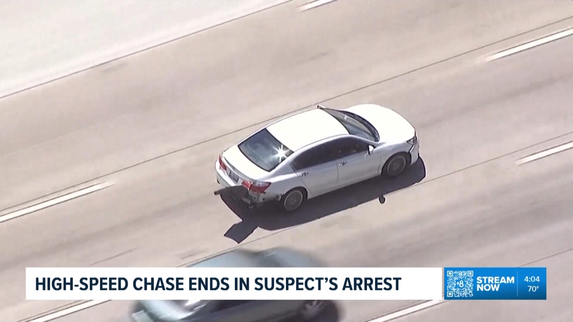 High-speed police chase ends in North County arrest | cbs8.com