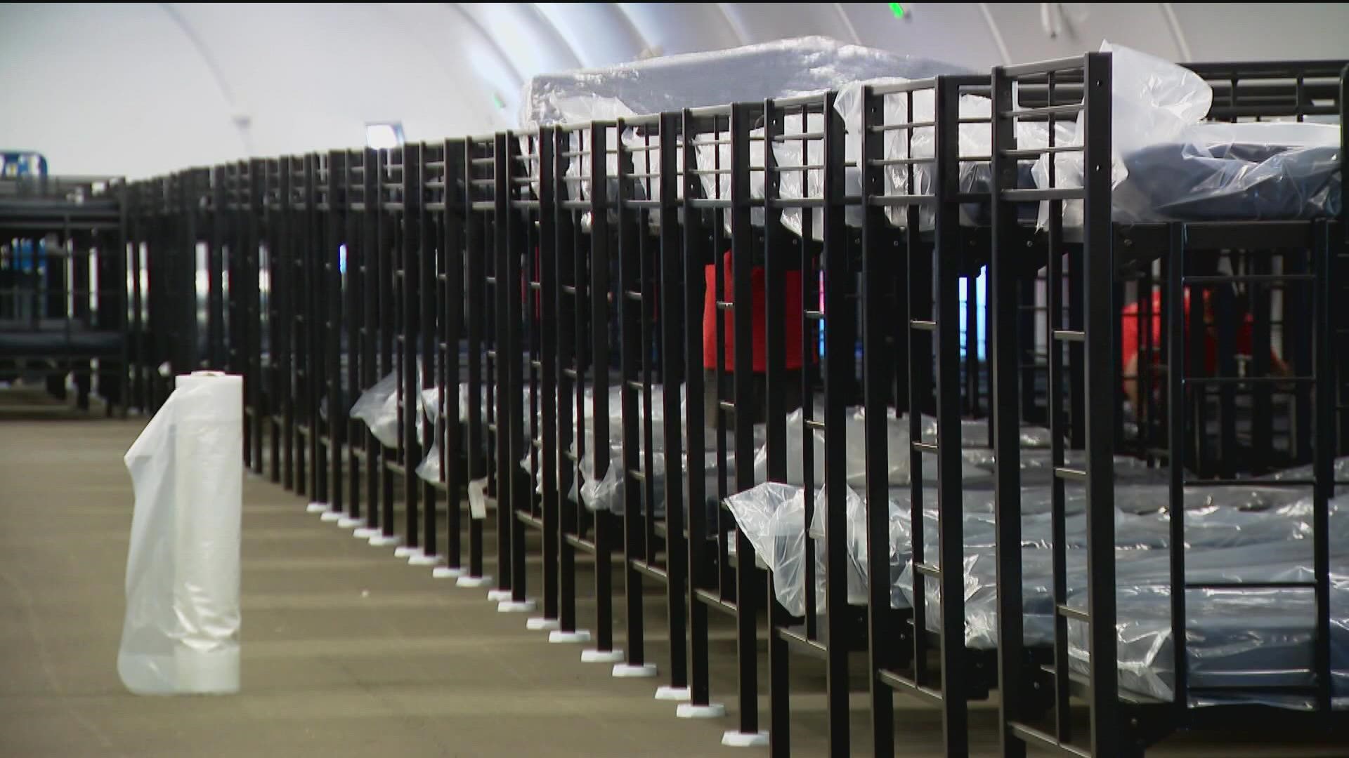 Extra shelter beds open to people who would otherwise be sleeping in rainy, cold conditions.