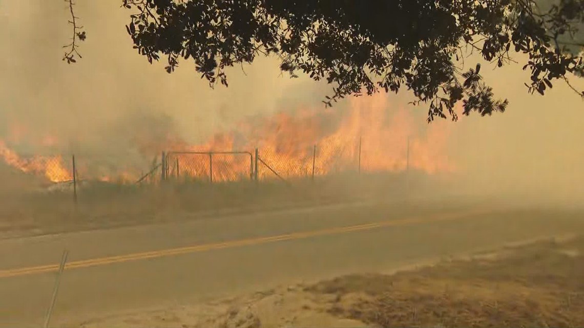 'Coyote Fire' in Potrero prompts evacuations; driven by heat