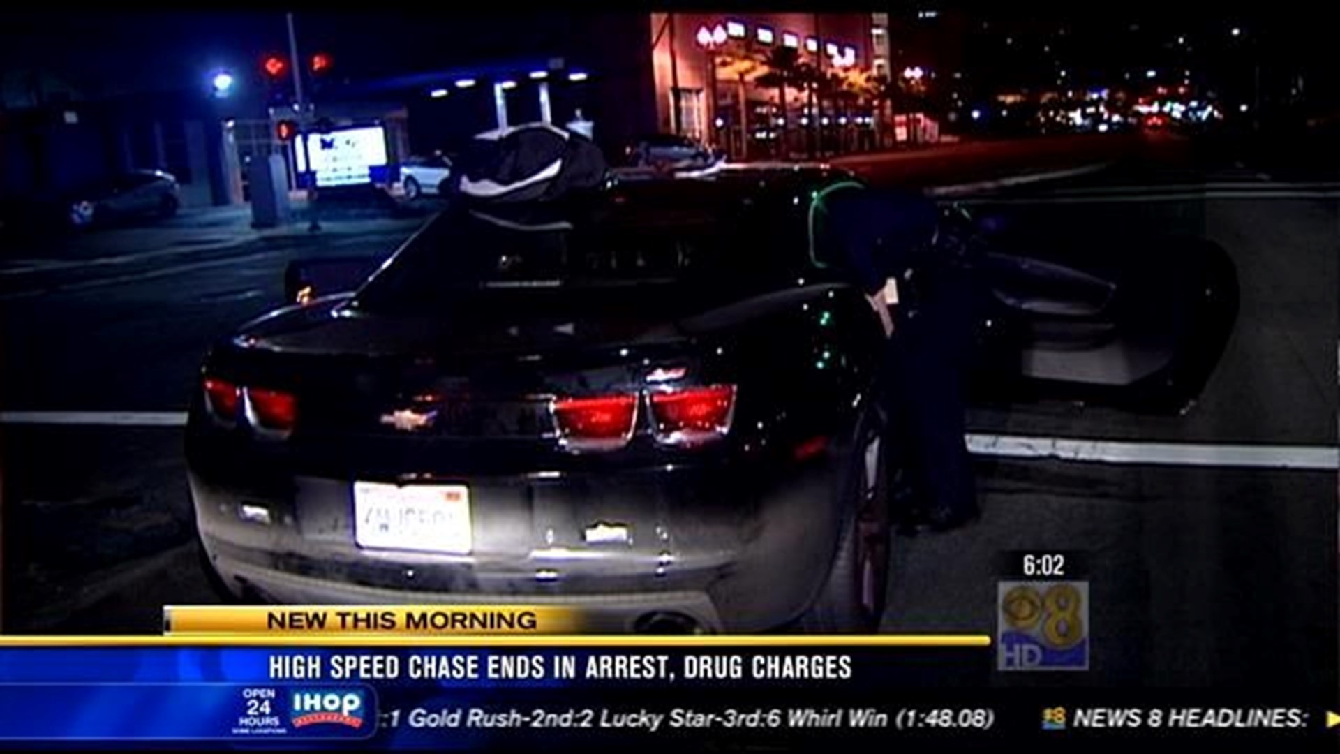 High speed chase ends in arrest, drug charges | cbs8.com