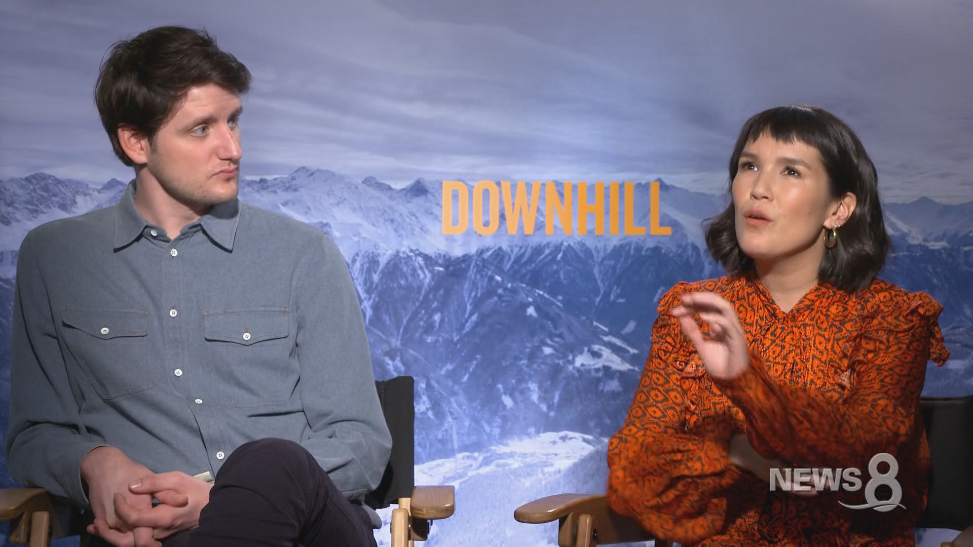 Kelli Gillespie sat down with the duo to talk about having a front seat to the best scene in the movie and what it was like shooting on location.