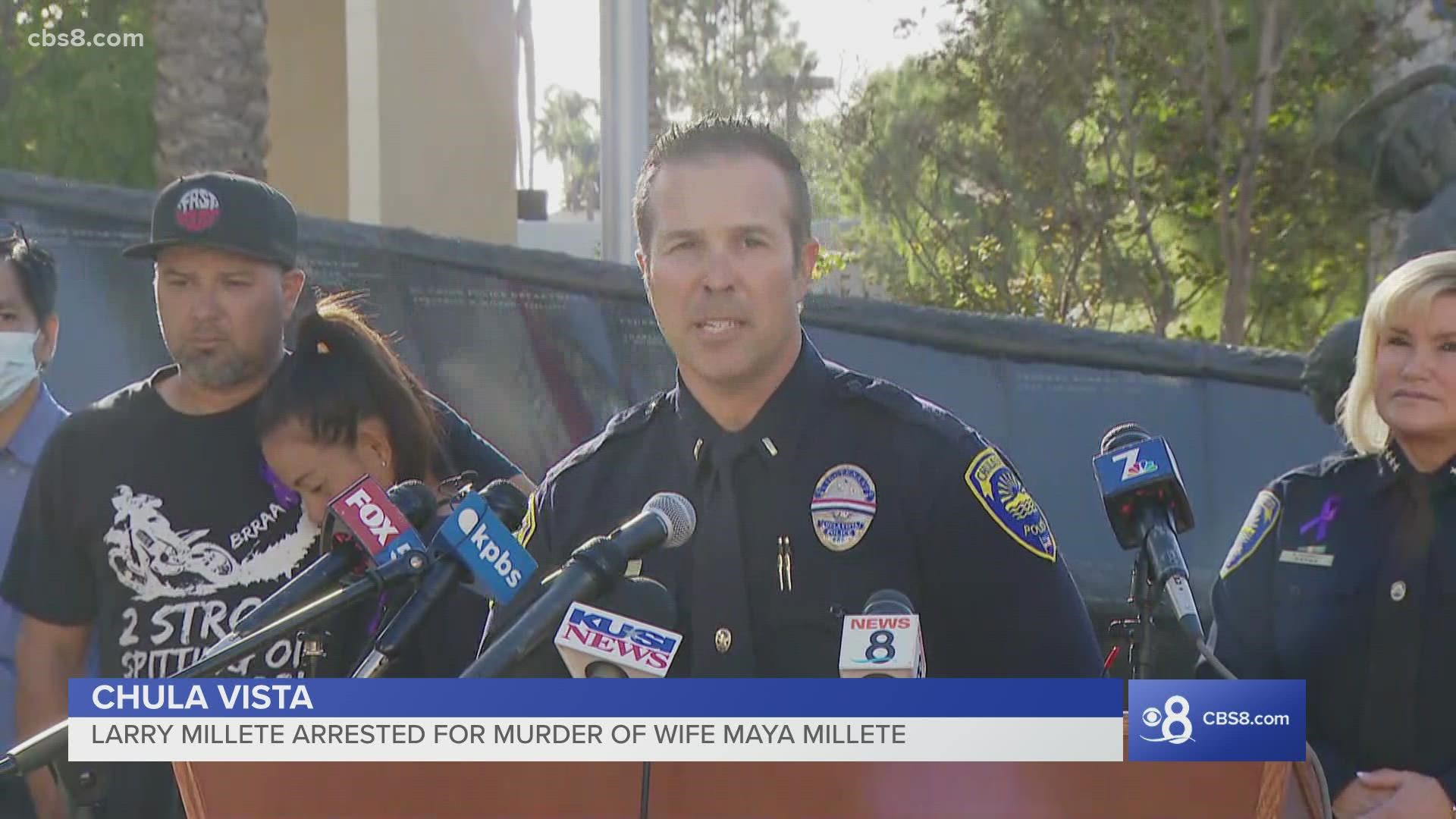 The CVPD, SD District Attorney, and Maya's family held a press conference Tuesday to discuss the details of the arrest.