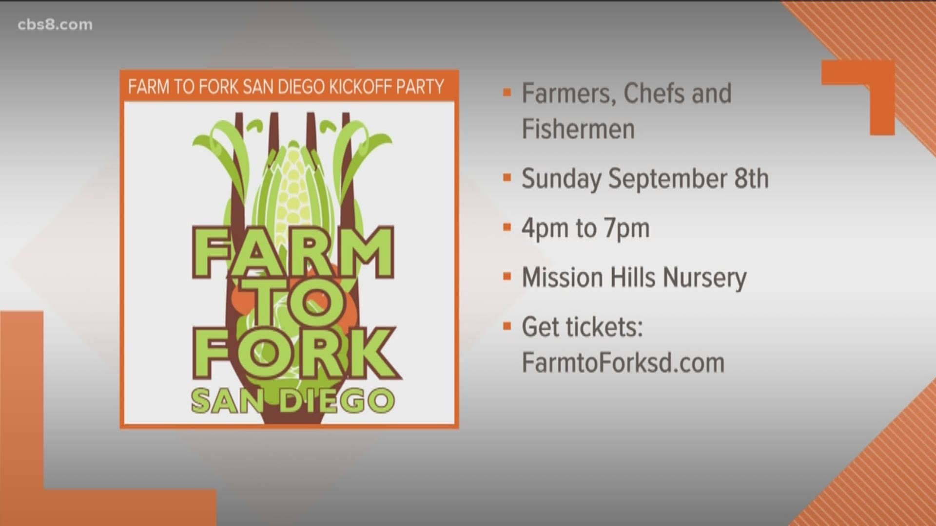 Farm to Fork week is your chance to try special drinks and dishes, special menus and special events happening on September 8-15