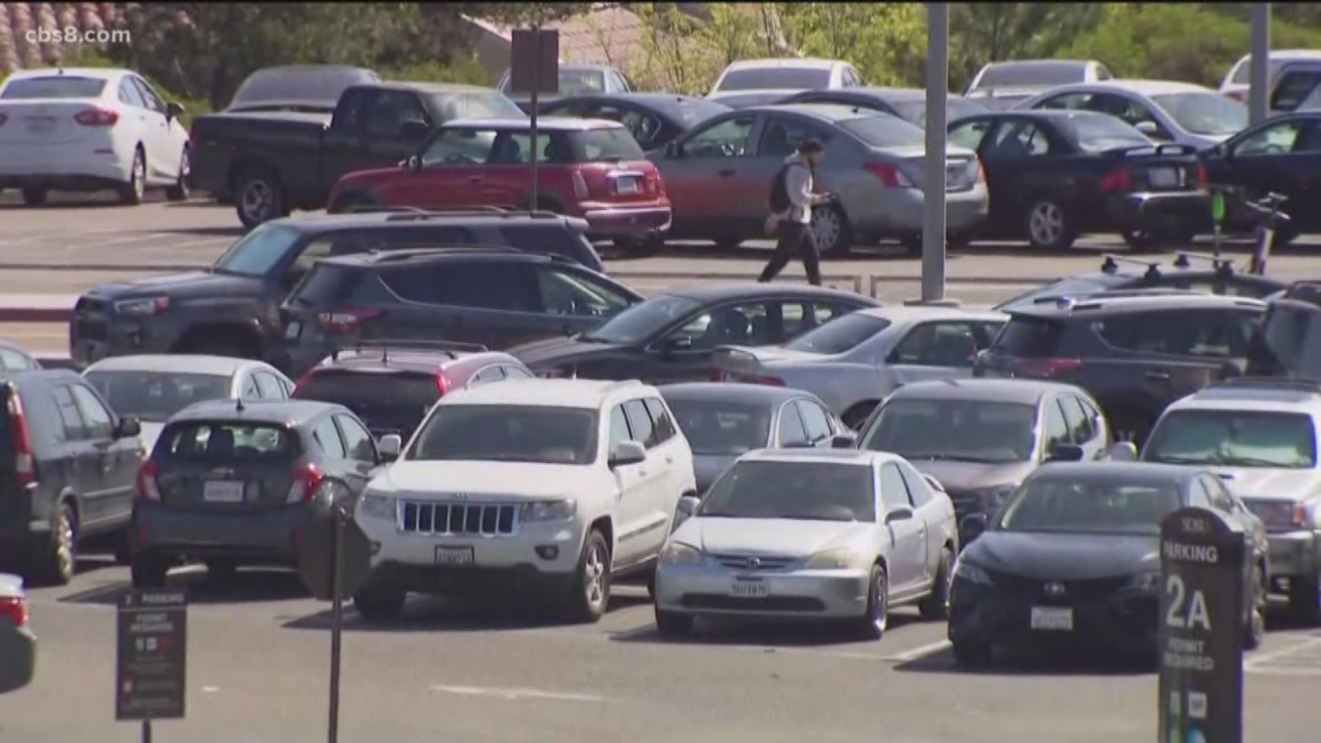 The university says there are not enough parking spaces on campus to allow freshmen to bring cars to campus anymore.