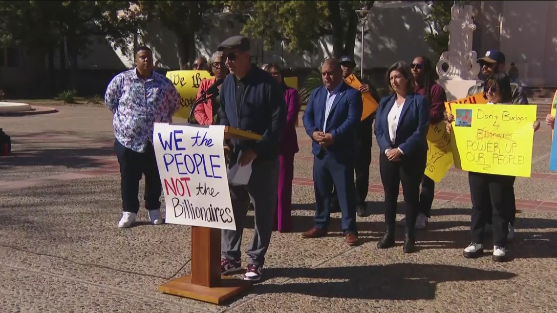 San Diegans protest federal cuts to healthcare and food assistance ...