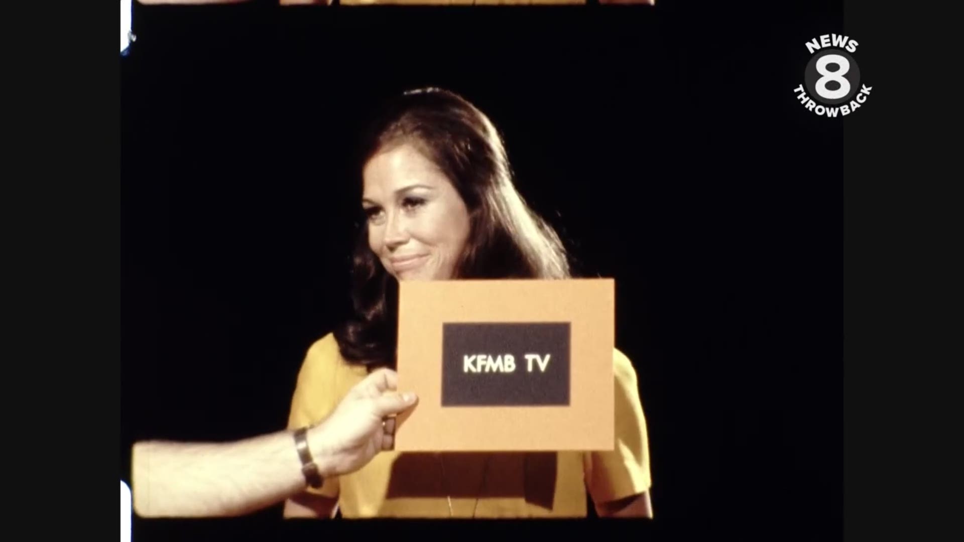 Mary Tyler Moore films promotion for "The Mary Tyler Moore Show" on KFMB-TV in 1970