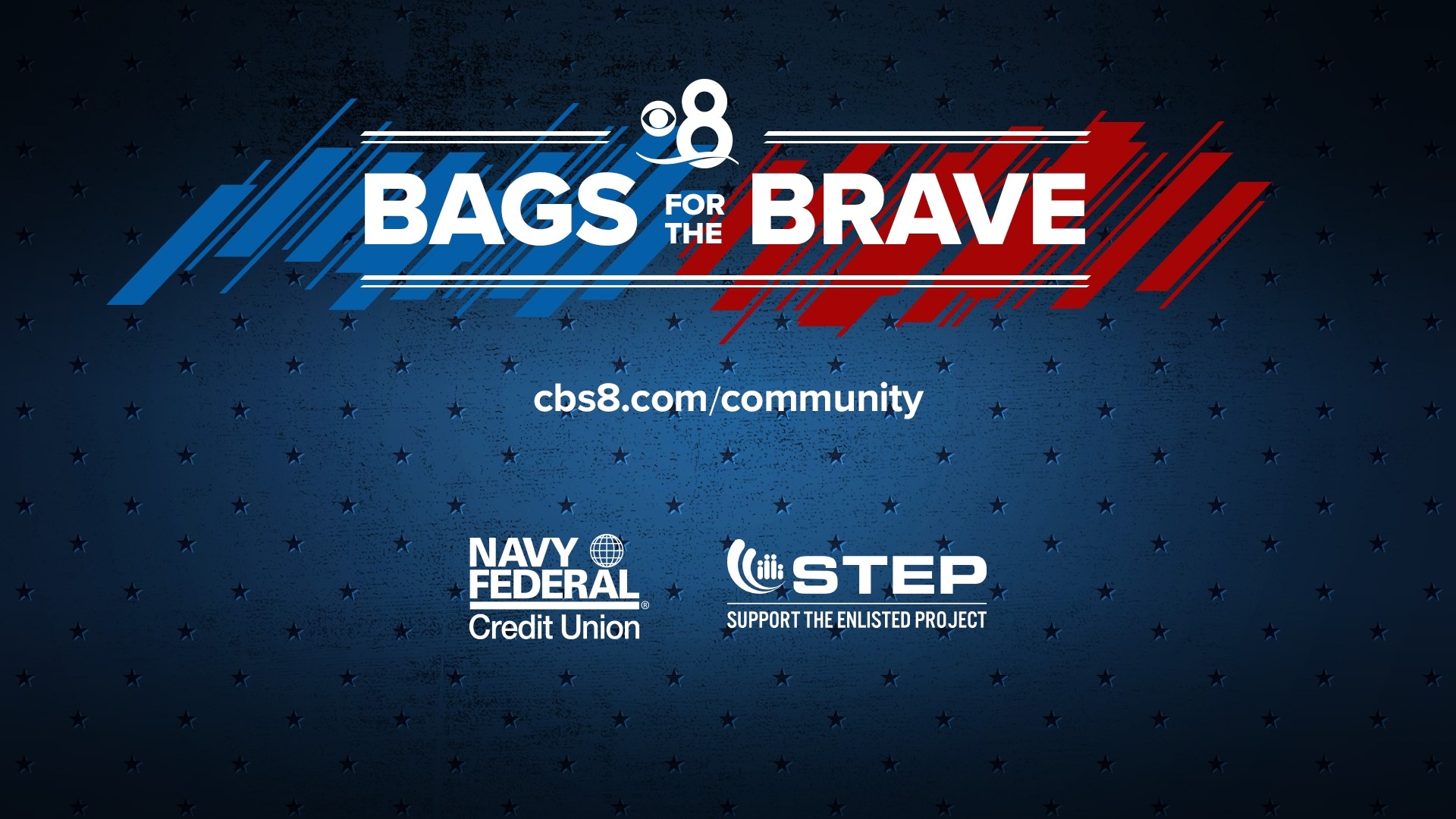 Help support our military members and their families with CBS 8’s Bags for the Brave!