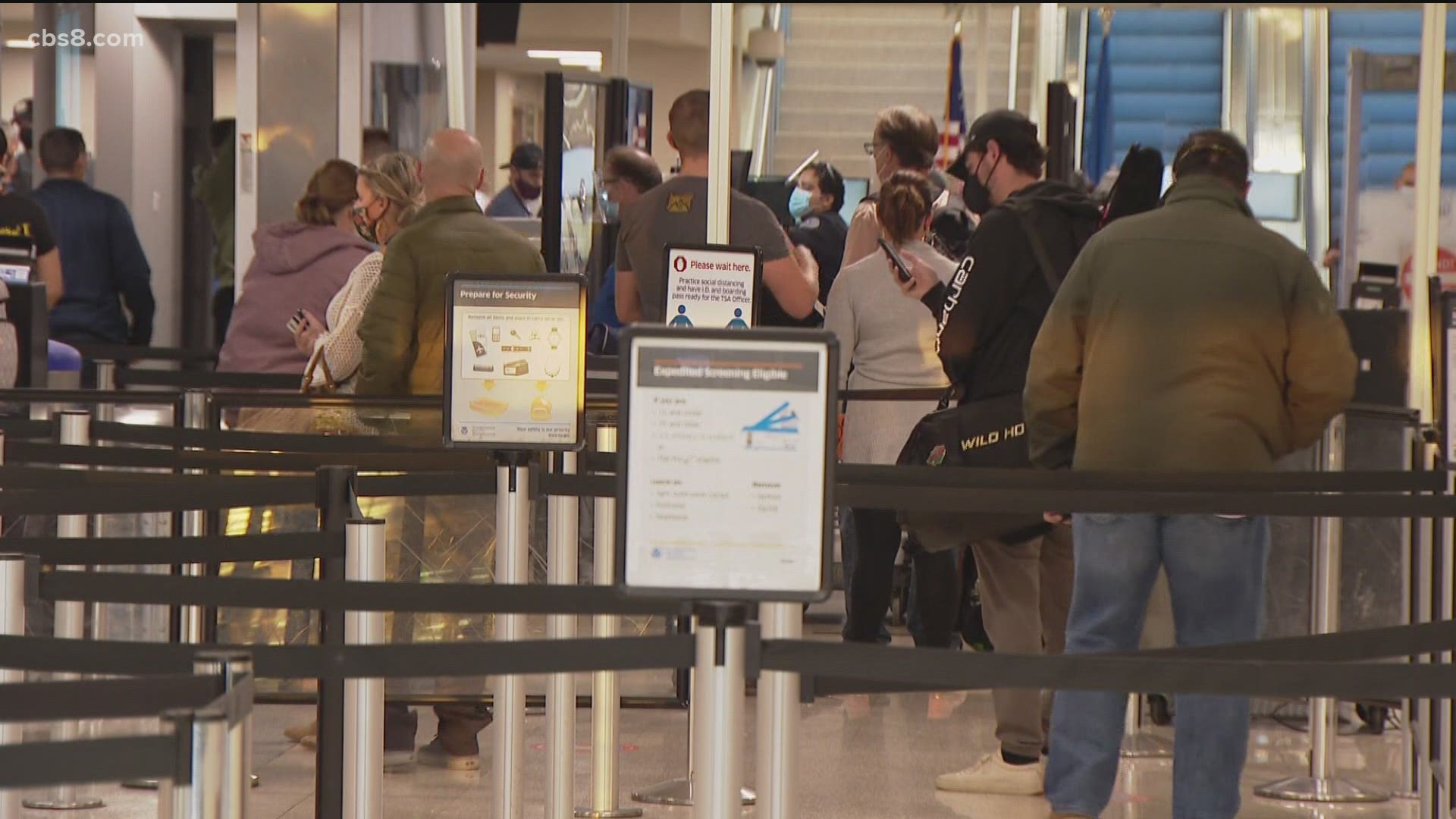 Despite the increase in COVID-19 cases across San Diego and the country, many people are still flying.