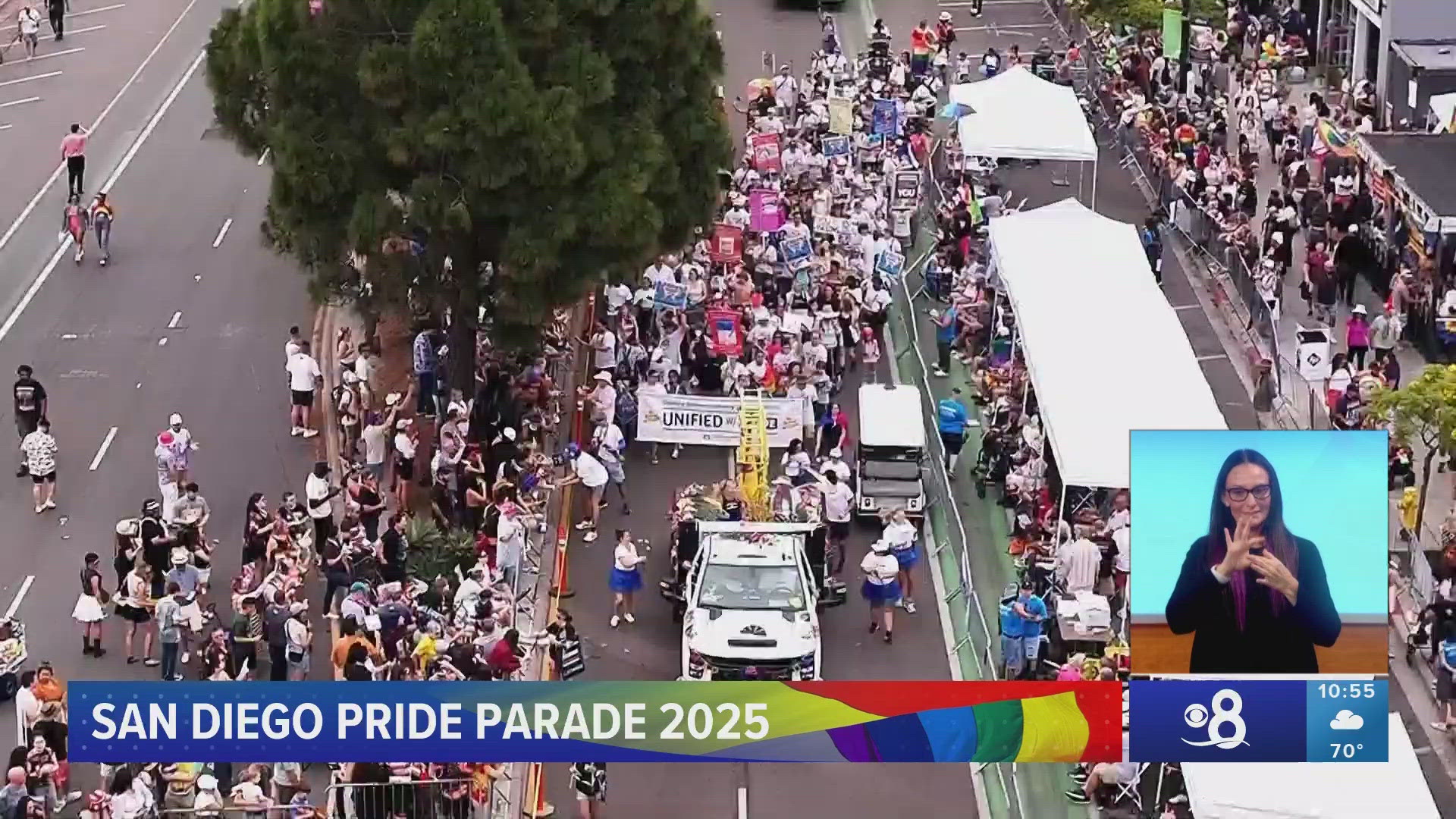 CBS 8 and Kaiser Permanente are proud sponsors of the San Diego Pride Parade 2025. CBS 8 televised the parade, held Saturday, July 19, in its entirety. (Part 2)