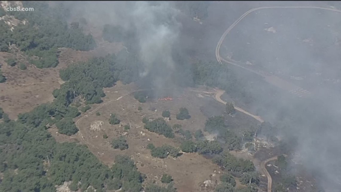 Brush Fires Erupt In Ramona And Valley Center | Cbs8.com